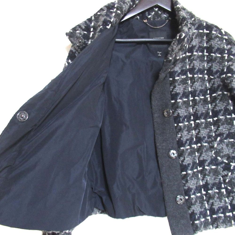 Max Mara MaxMara Weekend Max Mara Snap Button Front Tweed Stand Collar Jacket Others Outerwear DUTY FREE for USA Size ONE SIZE - 4 Thumbnail