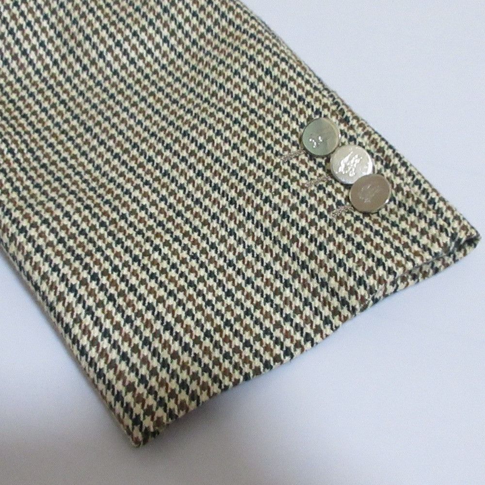 Burberry Burberry Burberrys Houndstooth Wool Silk Tailored Jacket Others Outerwear DUTY FREE for USA Size ONE SIZE - 6 Thumbnail