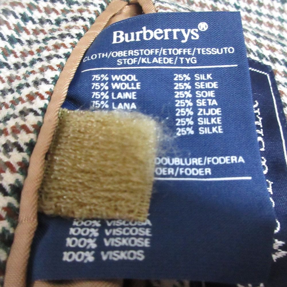 Burberry Burberry Burberrys Houndstooth Wool Silk Tailored Jacket Others Outerwear DUTY FREE for USA Size ONE SIZE - 10 Thumbnail
