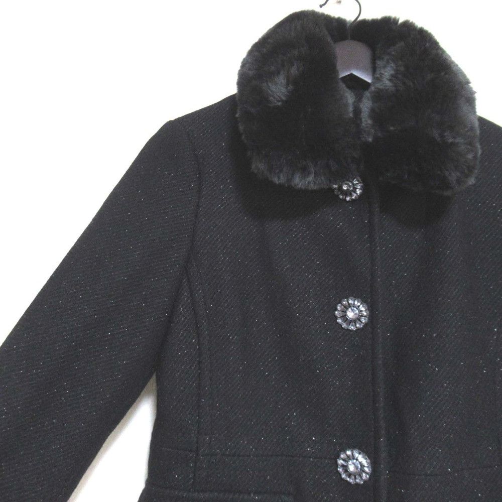 Kate Spade Kate Spade Kate Spade Bijou Button Wool Coat Others Outerwear K21722UKJ DUTY FREE for USA Size ONE SIZE - 3 Thumbnail