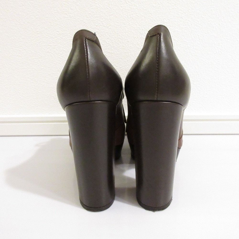Bally Bally Bally Leather Platform Lace-up Booties Leather Shoes DUTY FREE for USA Size ONE SIZE - 4 Thumbnail