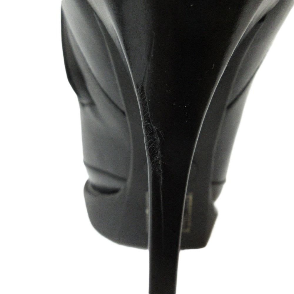Gucci Gucci Gucci Leather Pointed Toe High Heel Short Boots Leather Shoes 226336 DUTY FREE for USA Size ONE SIZE - 11 Thumbnail