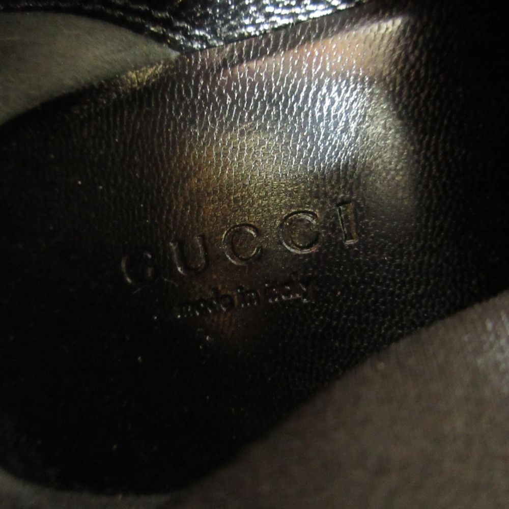 Gucci Gucci Gucci Leather Pointed Toe High Heel Short Boots Leather Shoes 226336 DUTY FREE for USA Size ONE SIZE - 8 Thumbnail