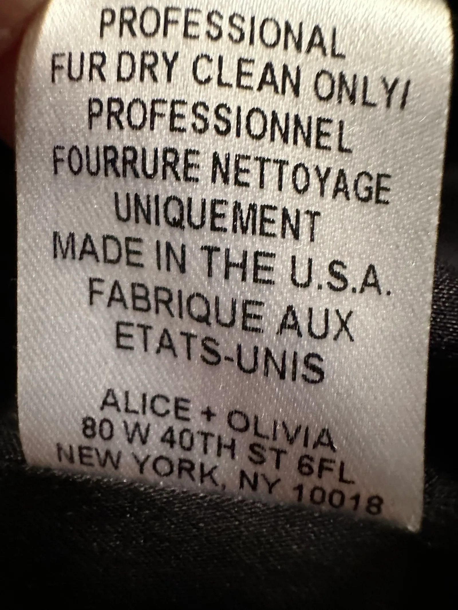 Alice + Olivia Alice & Olivia Fur Faux Fur Size M / US 6-8 / IT 42-44 - 3 Thumbnail