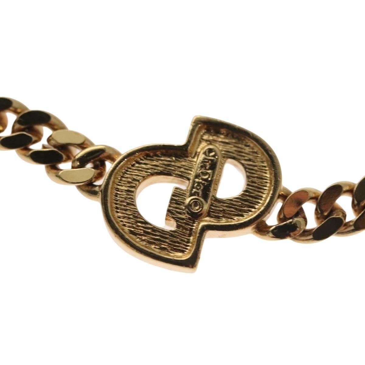 Dior Christian Dior CD Pendant Necklace Metal and Crystals Size ONE SIZE - 4 Thumbnail