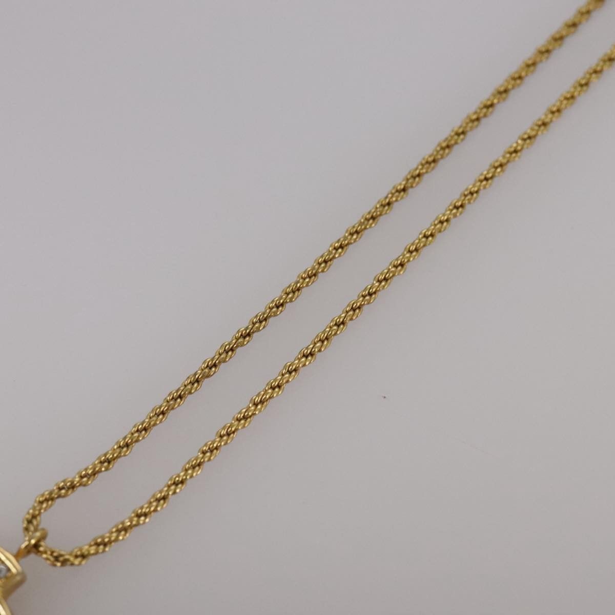 Dior Christian Dior CD Pendant Necklace Metal and Crystals Size ONE SIZE - 5 Thumbnail