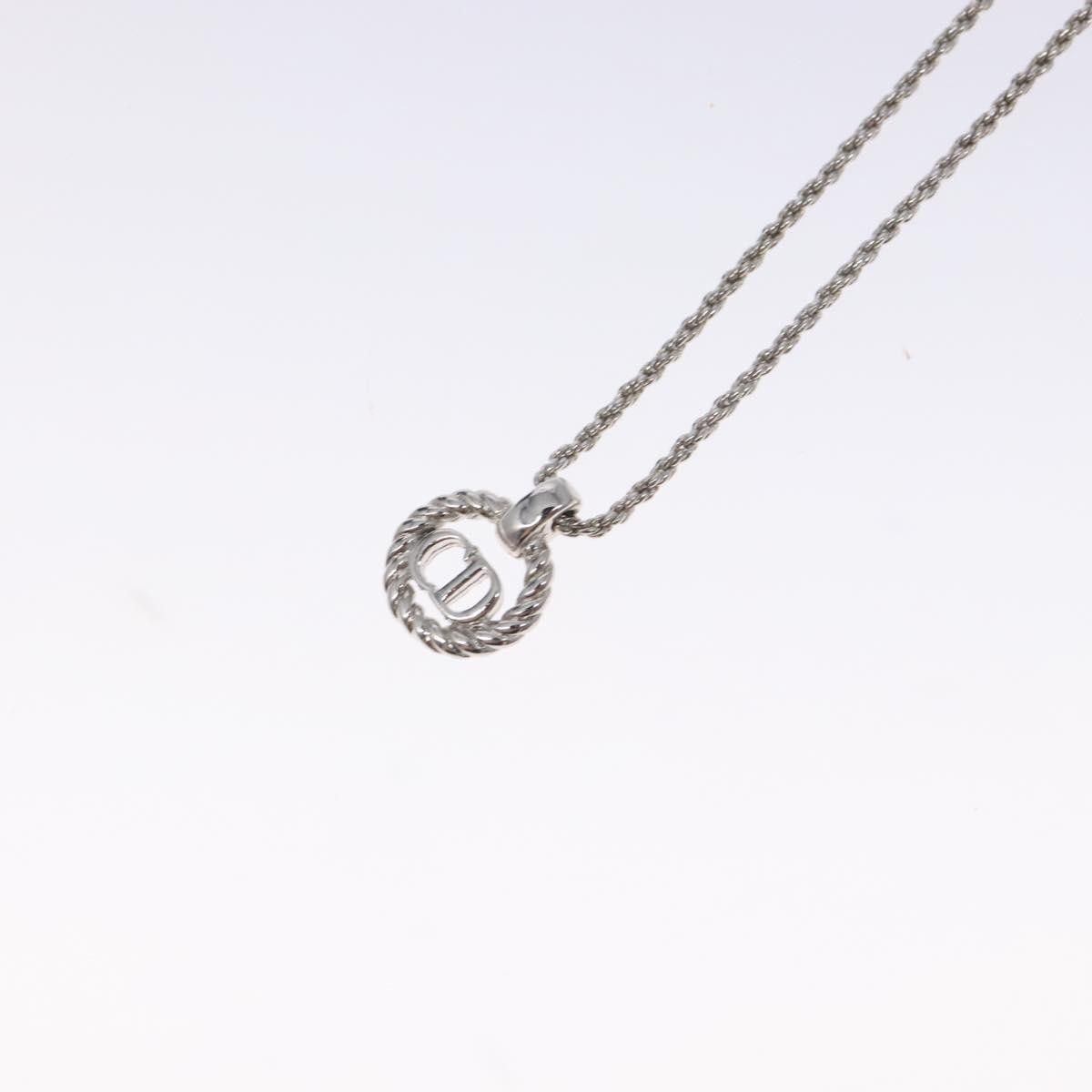 Dior Christian Dior CD Round Pendant Necklace Metal Size ONE SIZE - 3 Thumbnail