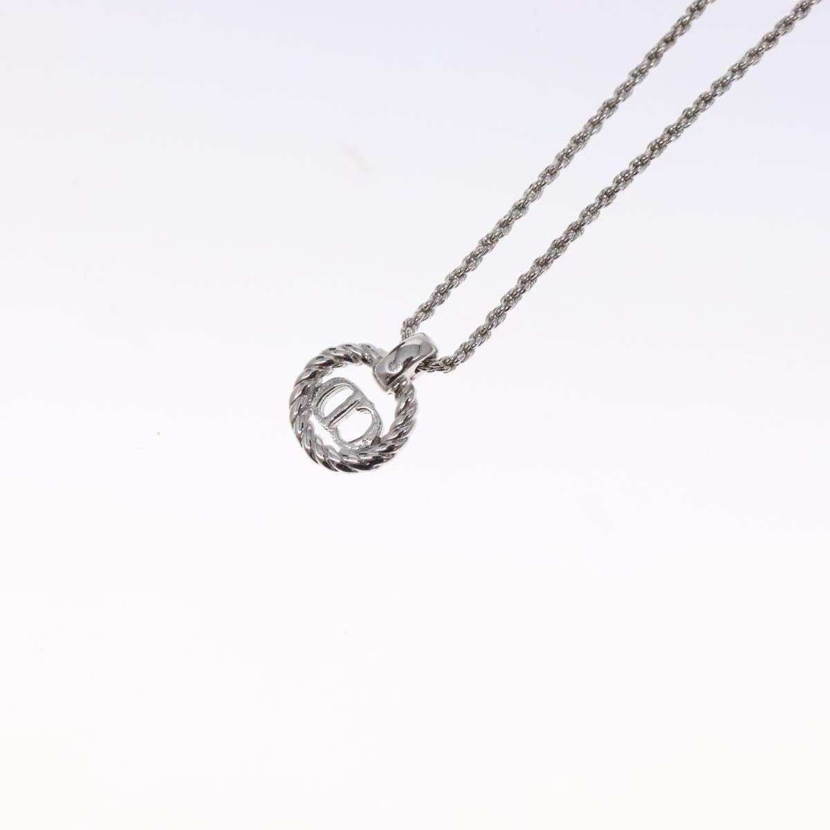 Dior Christian Dior CD Round Pendant Necklace Metal Size ONE SIZE - 4 Thumbnail