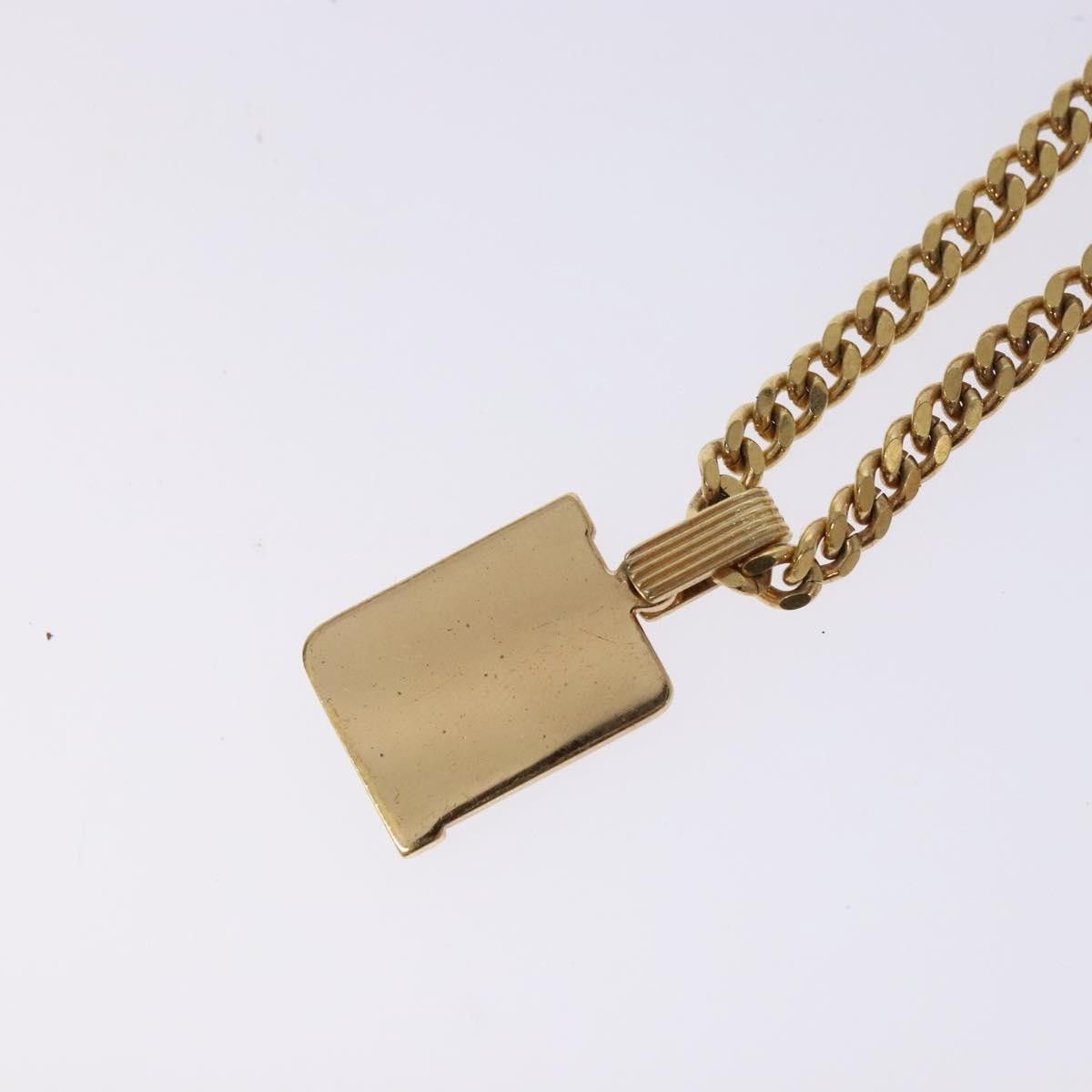 Dior Christian Dior CD Pendant Necklace Gold-plated Size ONE SIZE - 4 Thumbnail