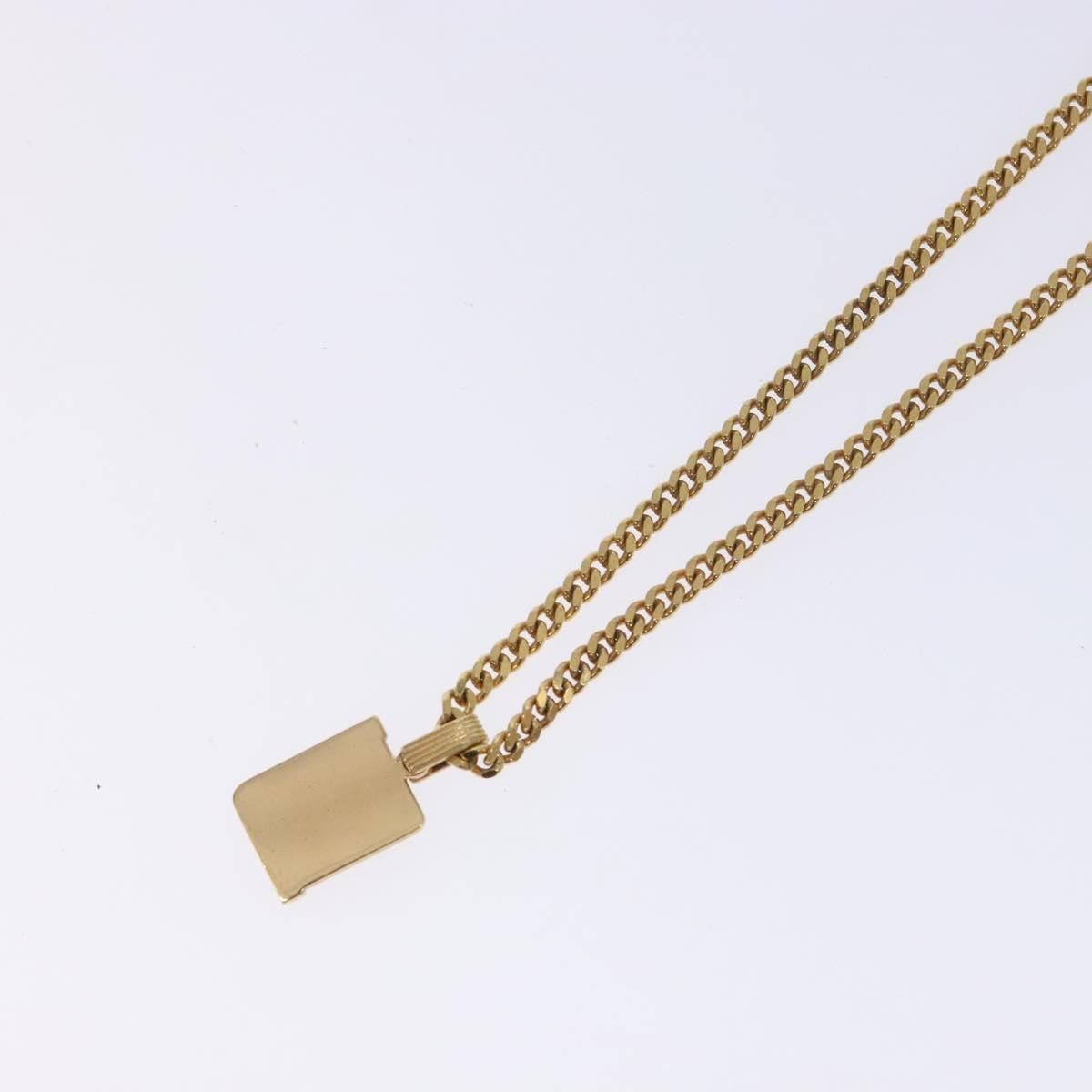 Dior Christian Dior CD Pendant Necklace Gold-plated Size ONE SIZE - 12 Thumbnail