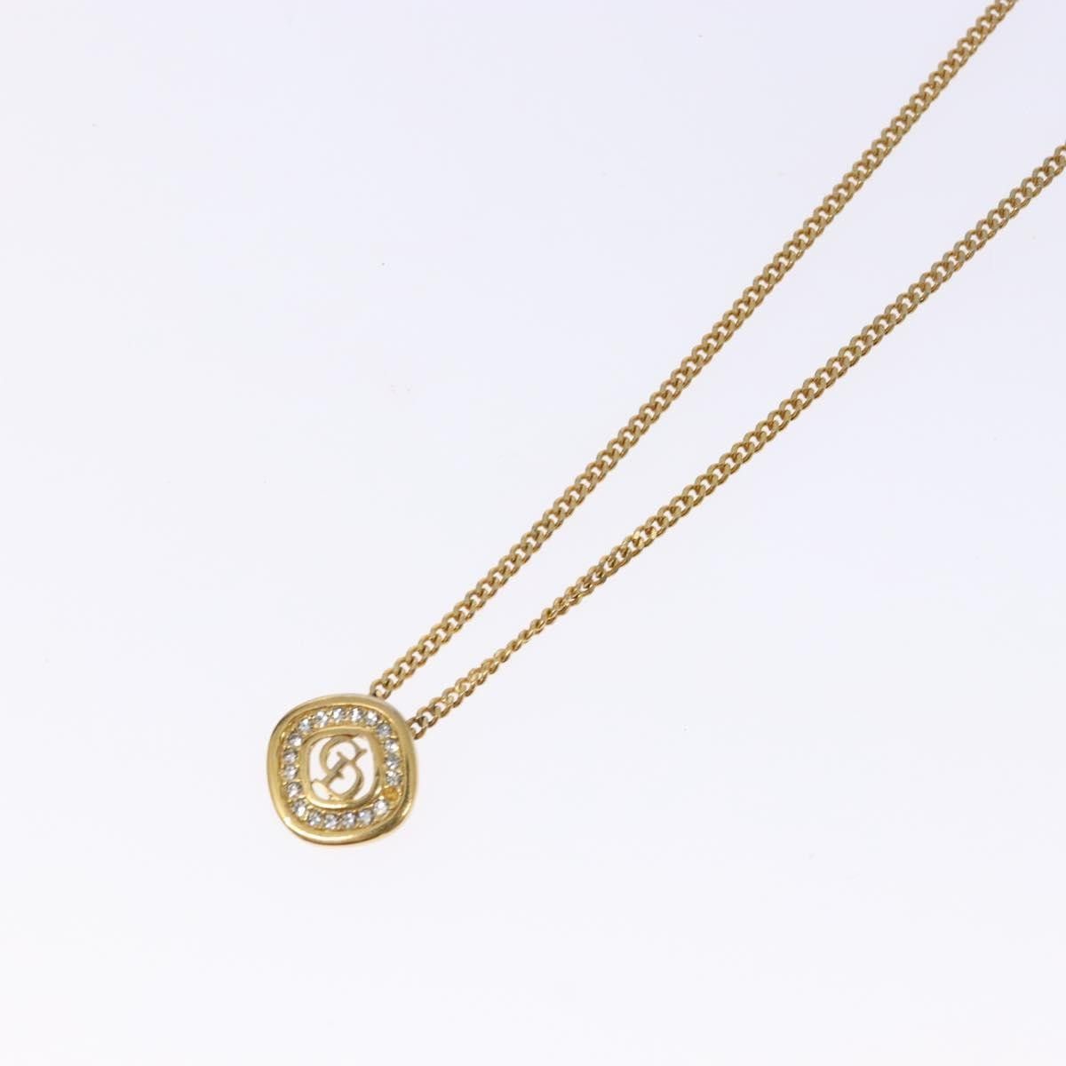Dior Christian Dior CD Round Pendant Metal and Crystals Size ONE SIZE - 10 Thumbnail