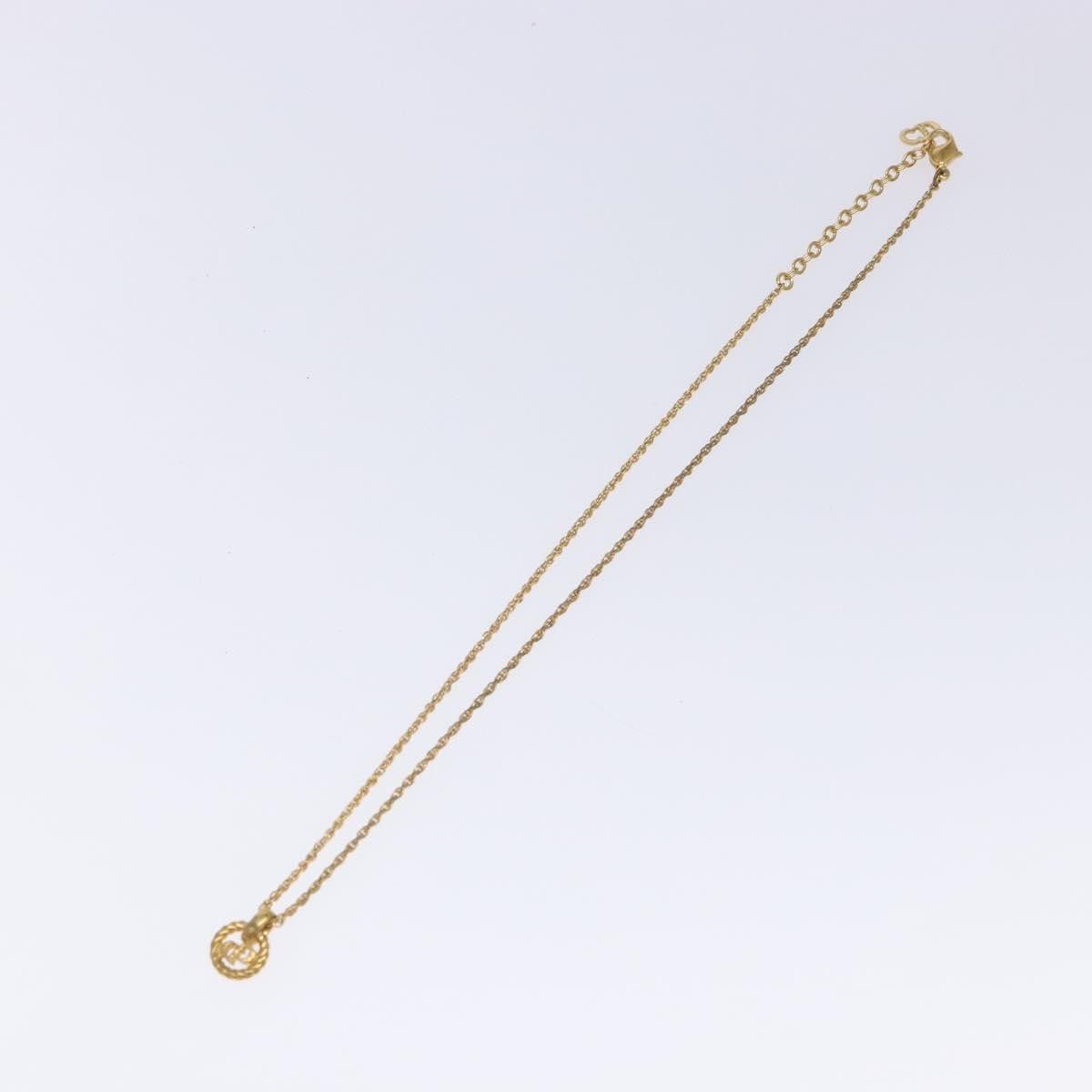 Dior Christian Dior CD Round Pendant Necklace Metal Size ONE SIZE - 2 Thumbnail