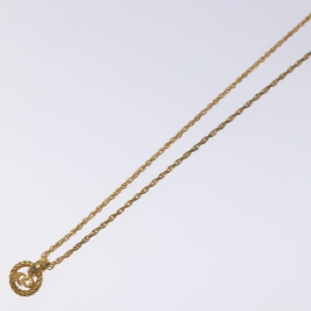 Dior Christian Dior CD Round Pendant Necklace Metal Size ONE SIZE - 12 Thumbnail