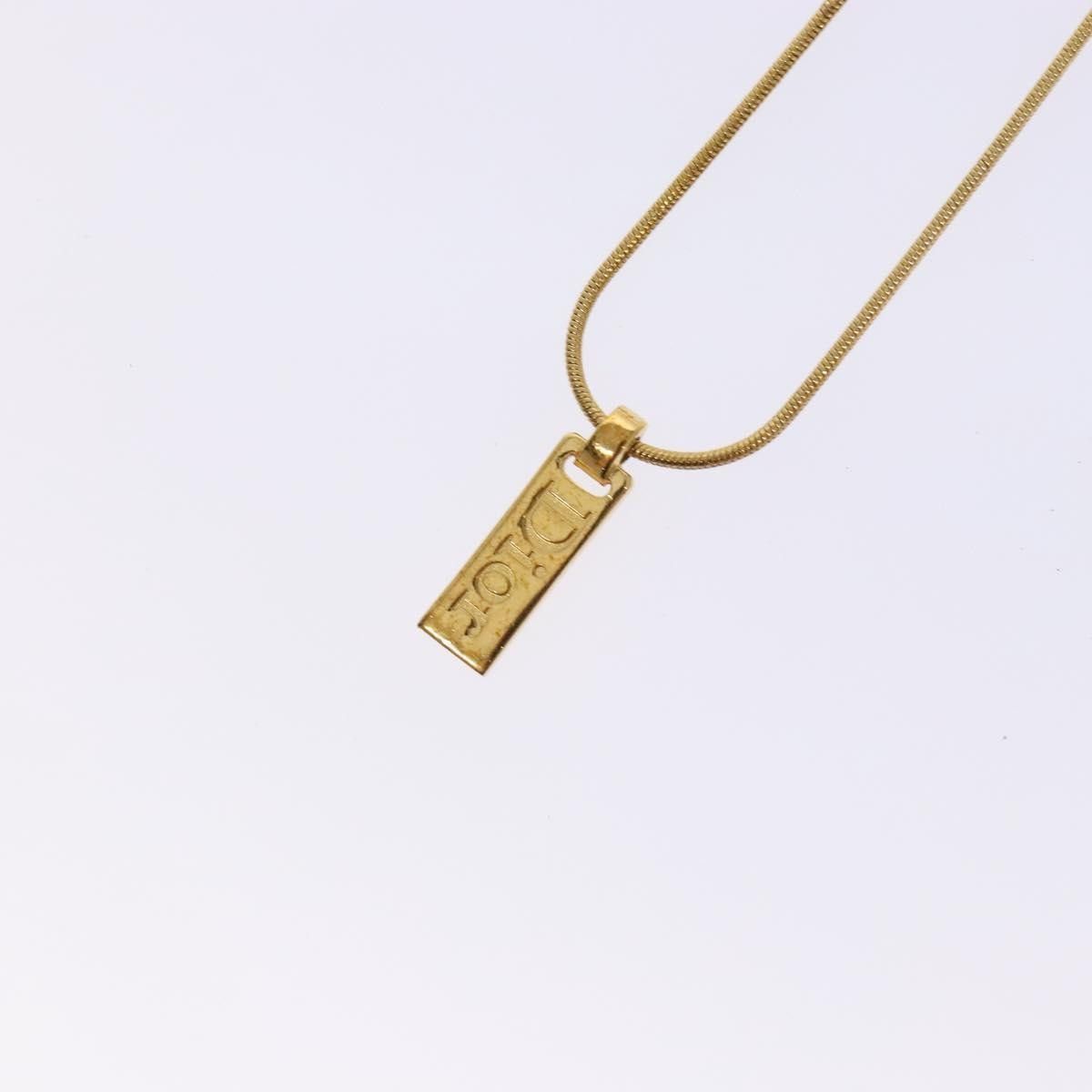 Dior Christian Dior Dior Letters Necklace Metal Size ONE SIZE - 3 Thumbnail