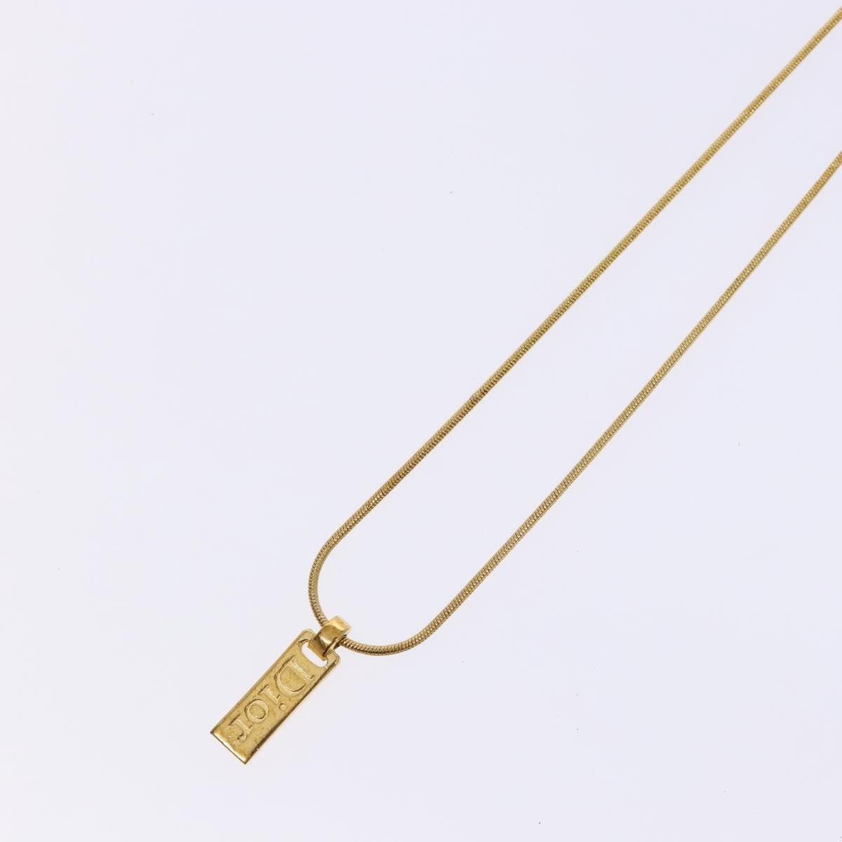 Dior Christian Dior Dior Letters Necklace Metal Size ONE SIZE - 4 Thumbnail