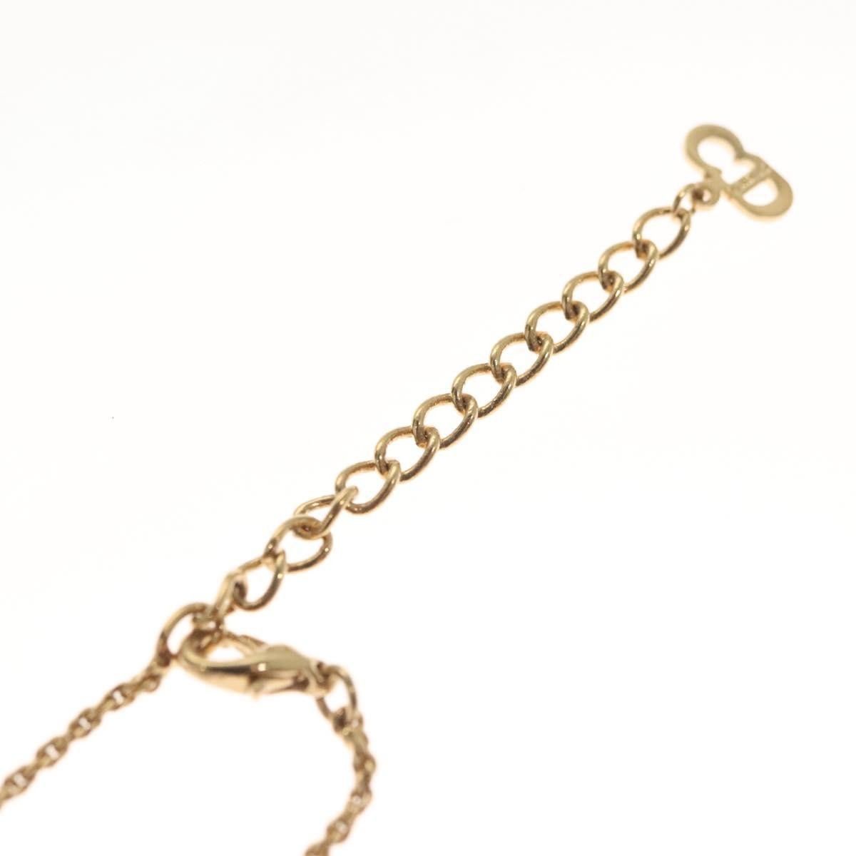 Dior Christian Dior CD Round Pendant Necklace Metal and Crystals Size ONE SIZE - 7 Thumbnail