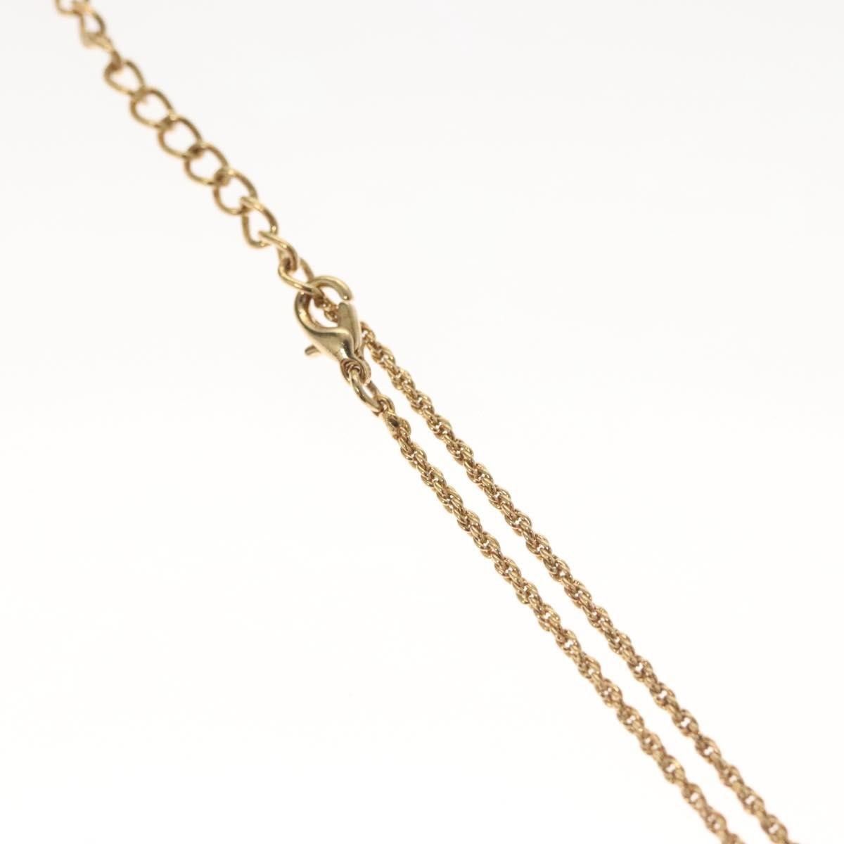 Dior Christian Dior CD Round Pendant Necklace Metal and Crystals Size ONE SIZE - 11 Thumbnail