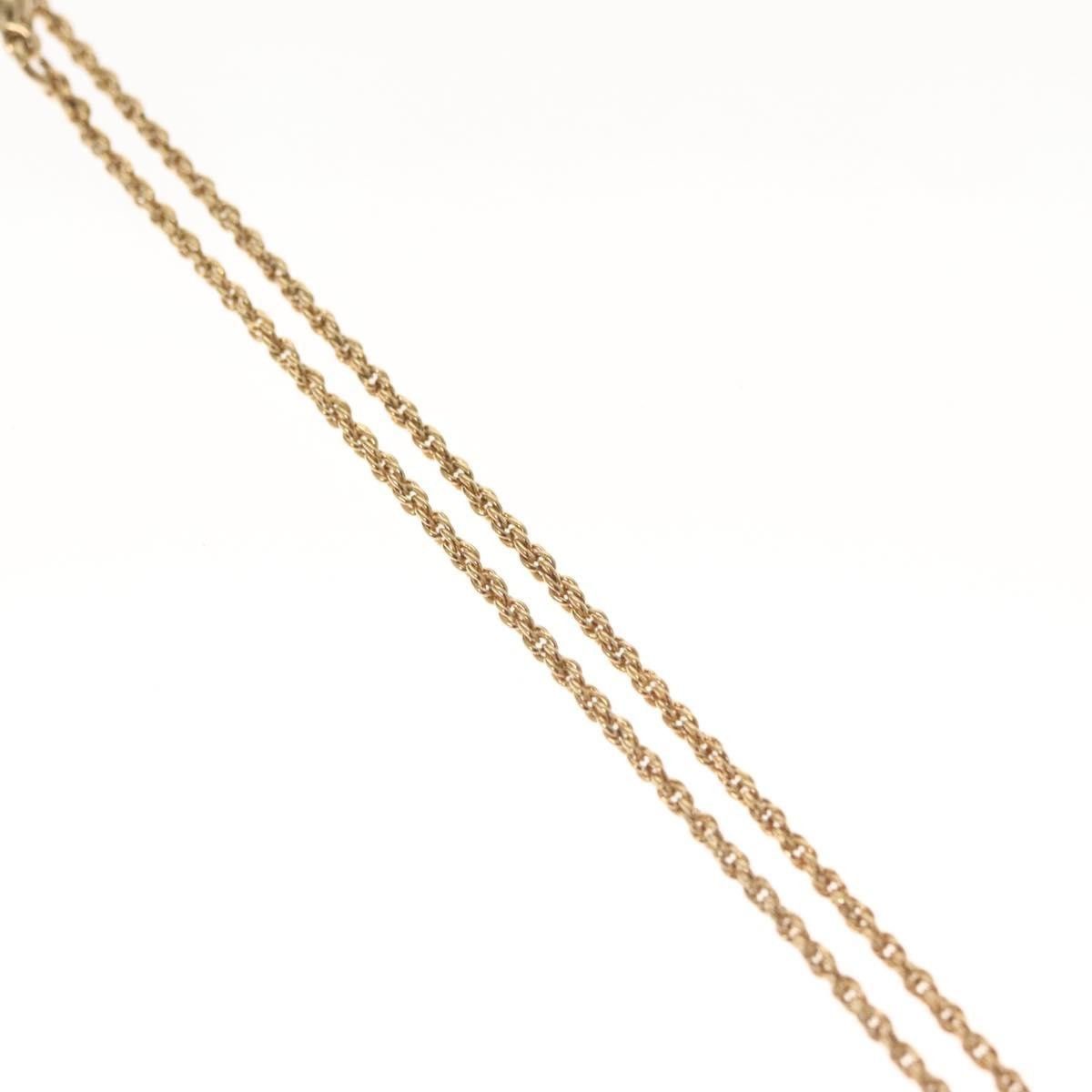 Dior Christian Dior CD Round Pendant Necklace Metal and Crystals Size ONE SIZE - 10 Thumbnail