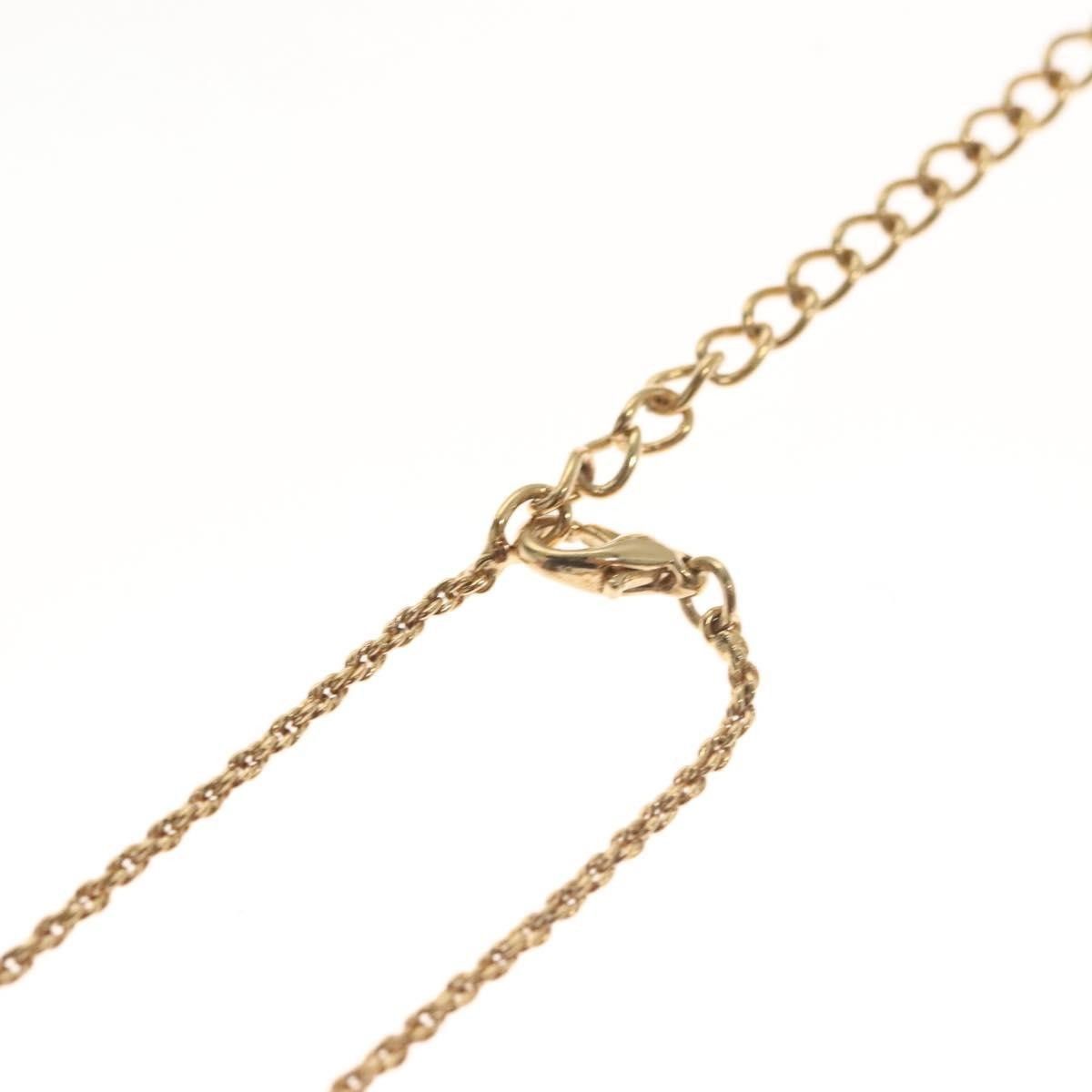 Dior Christian Dior CD Round Pendant Necklace Metal and Crystals Size ONE SIZE - 18 Thumbnail