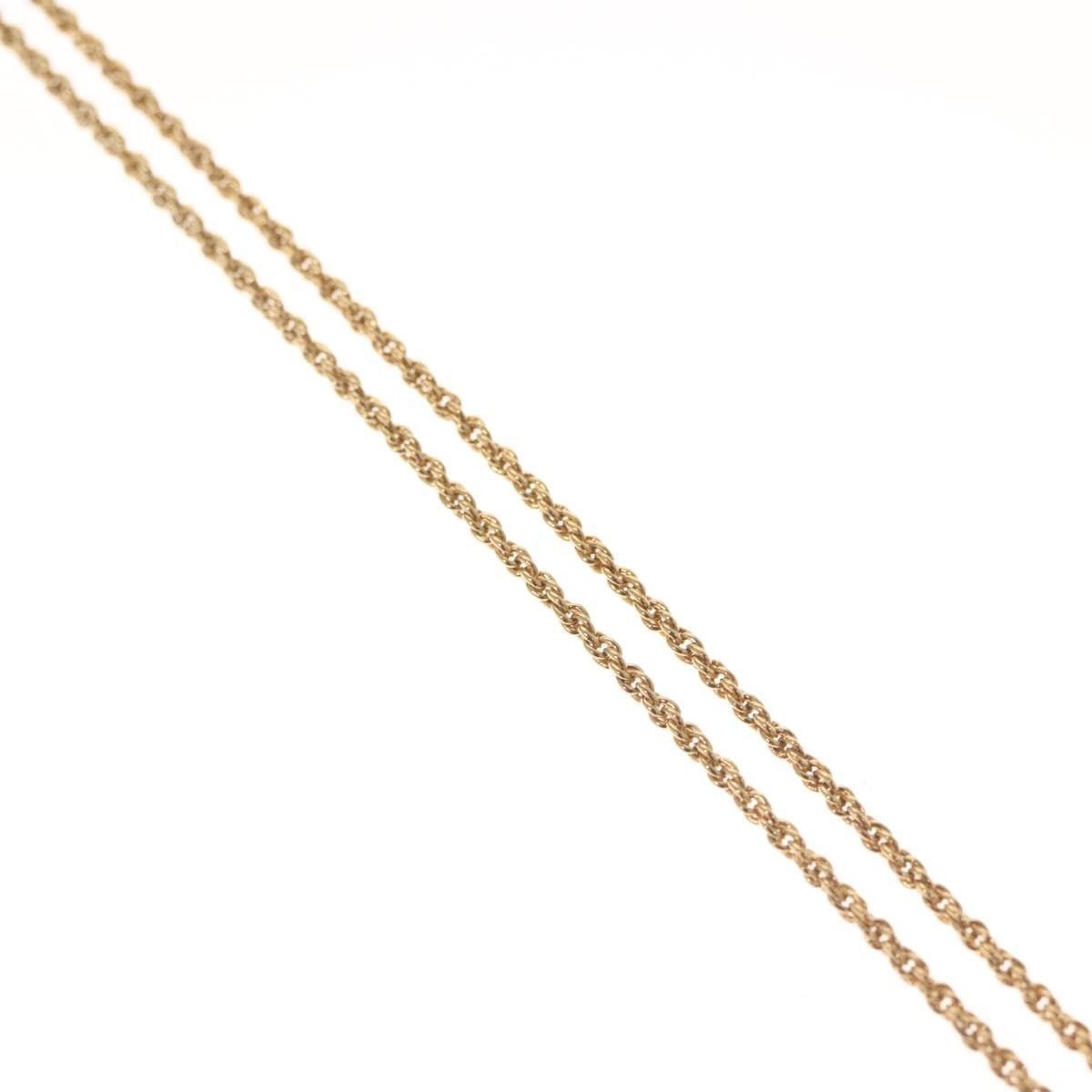 Dior Christian Dior CD Round Pendant Necklace Metal and Crystals Size ONE SIZE - 8 Thumbnail