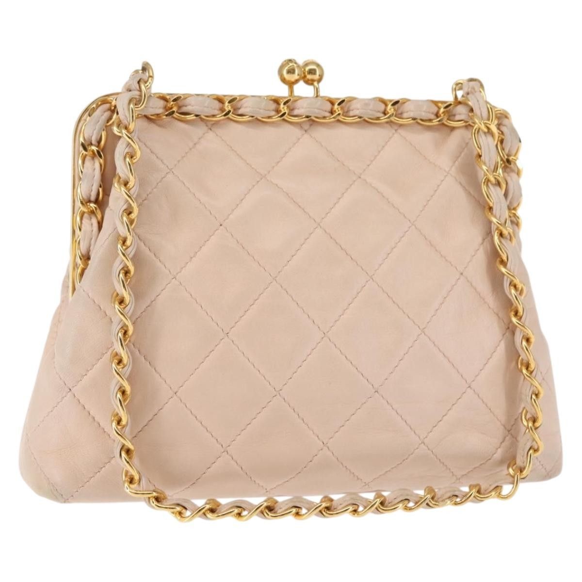 Chanel Chanel Kiss lock shoulder bag Leather Size ONE SIZE - 20 Thumbnail