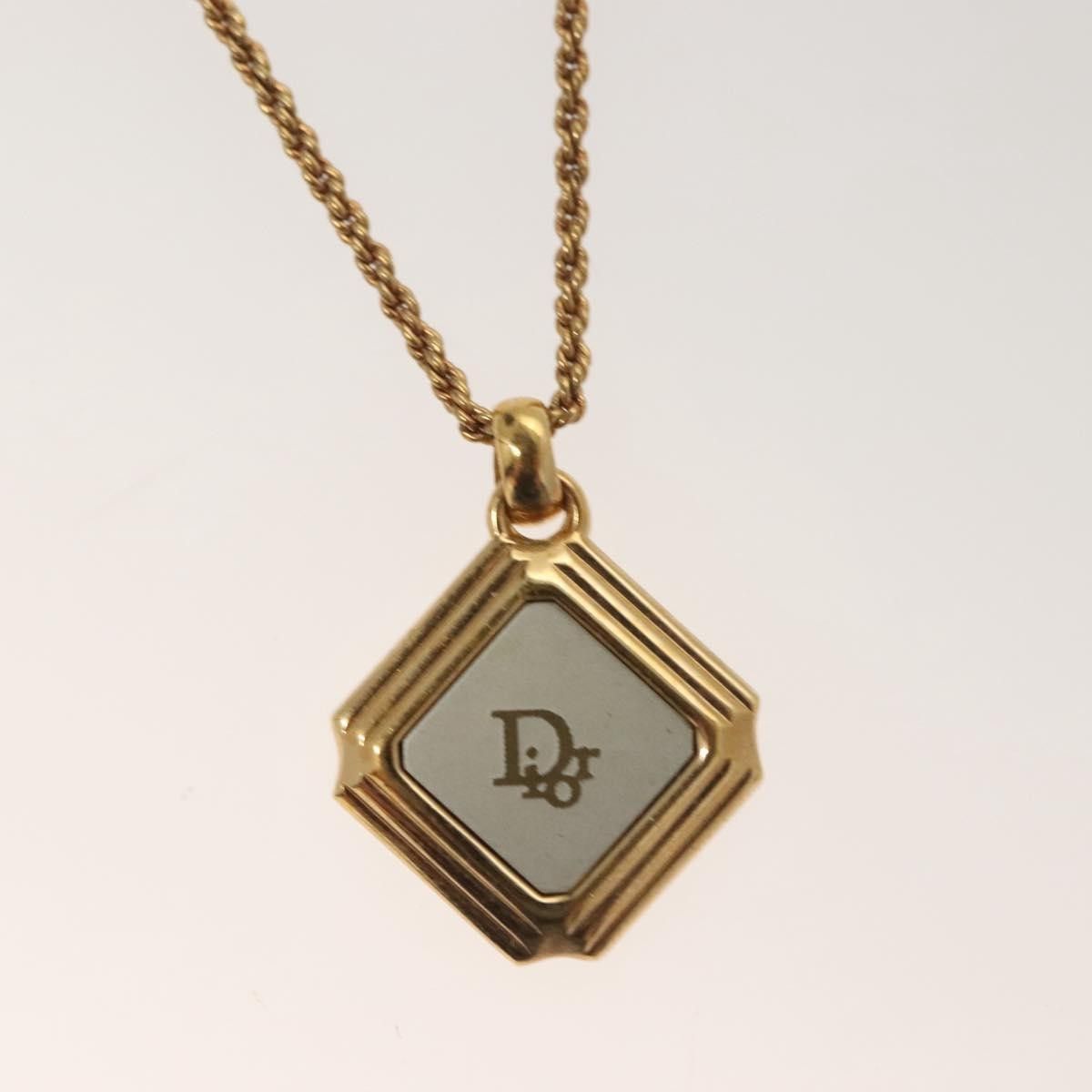 Dior Christian Dior Vintage Dior Logo Necklace Metal Size ONE SIZE - 3 Thumbnail