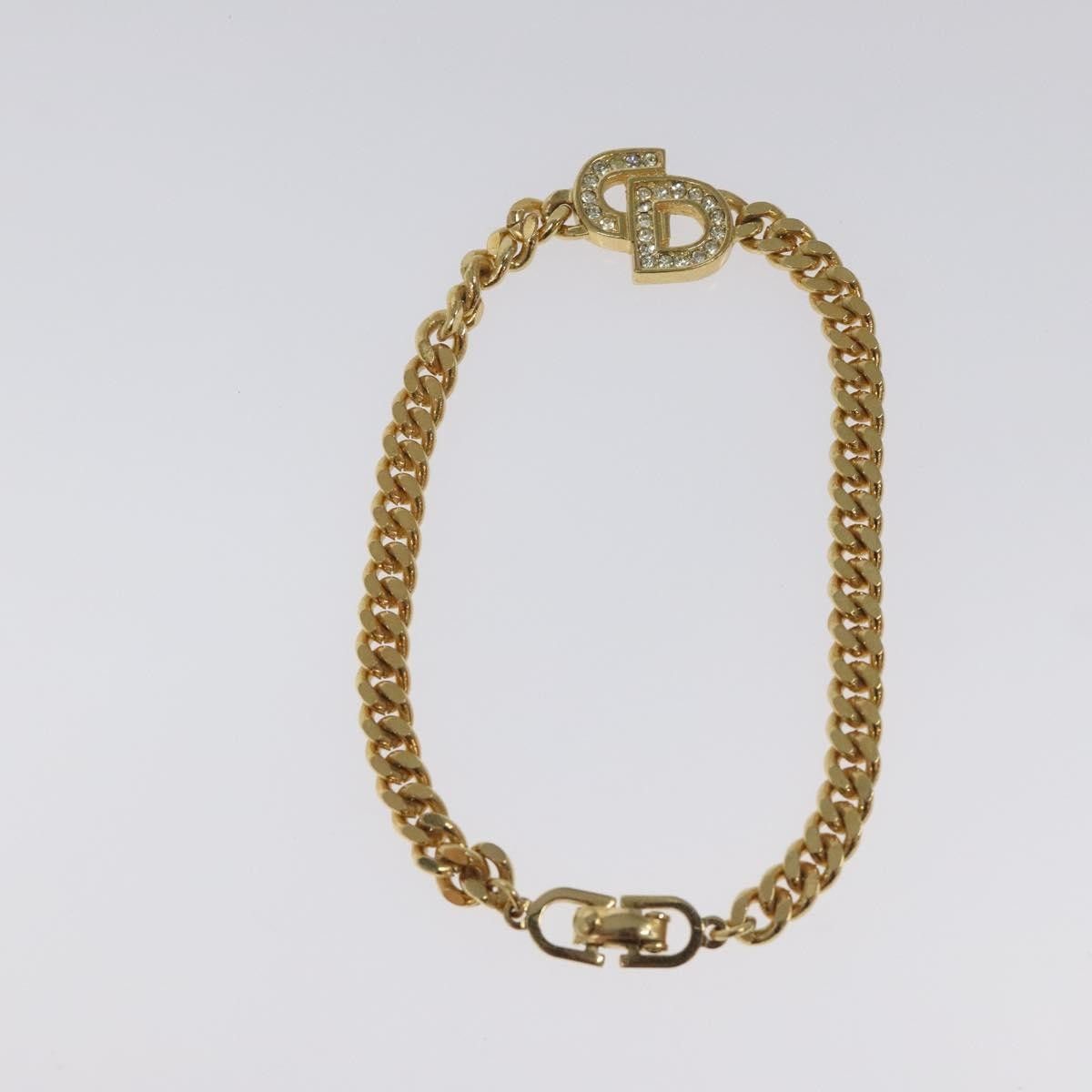 Dior Christian Dior CD Pendant Necklace Metal and Crystals Size ONE SIZE - 3 Thumbnail
