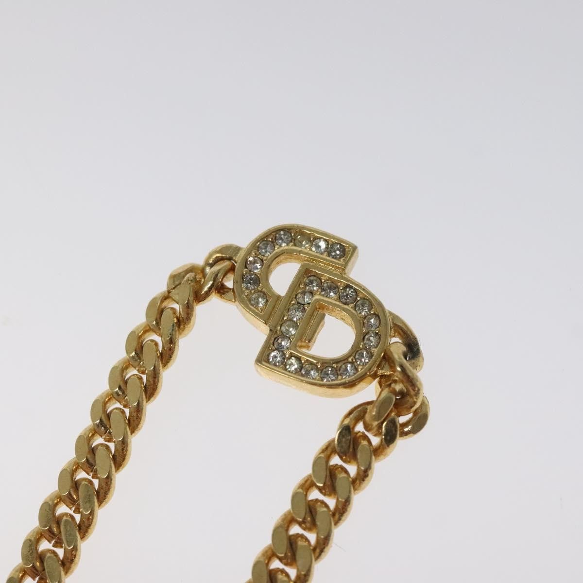 Dior Christian Dior CD Pendant Necklace Metal and Crystals Size ONE SIZE - 4 Thumbnail