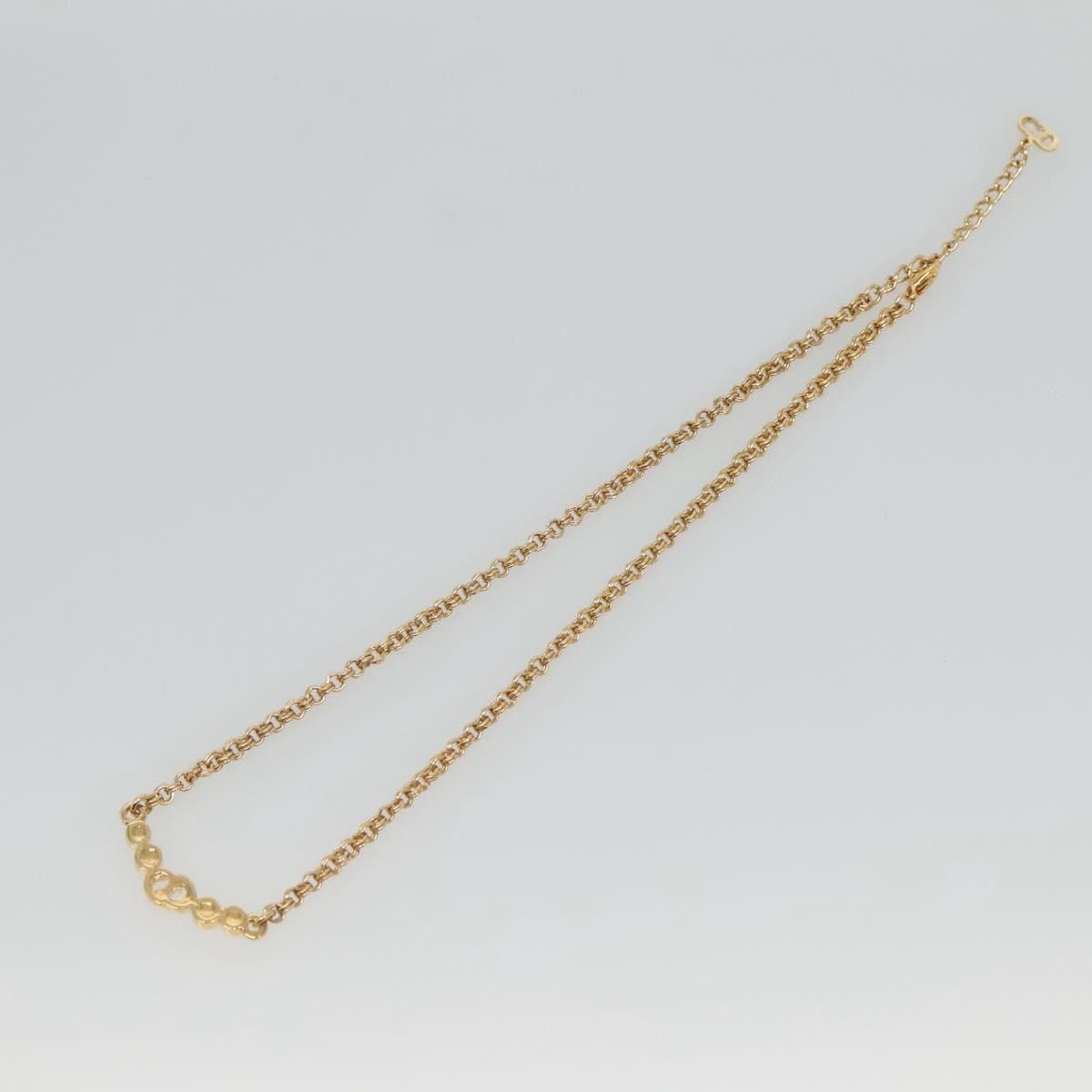 Dior Christian Dior CD Pendant Necklace Gold-plated Size ONE SIZE - 2 Thumbnail