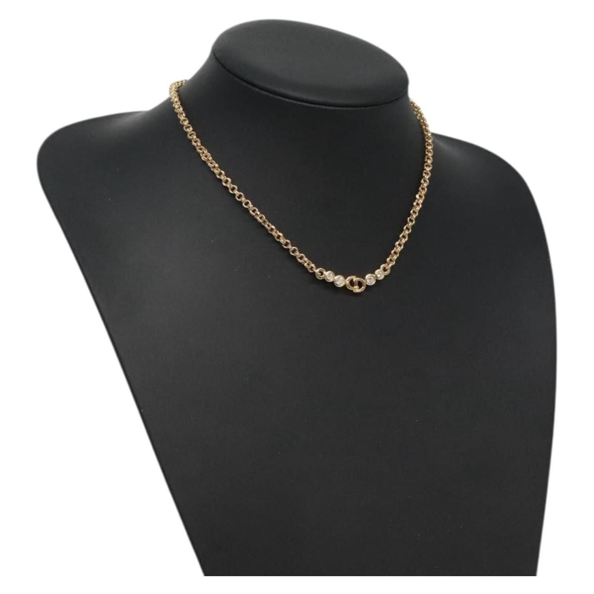Dior Christian Dior CD Pendant Necklace Gold-plated Size ONE SIZE - 11 Thumbnail