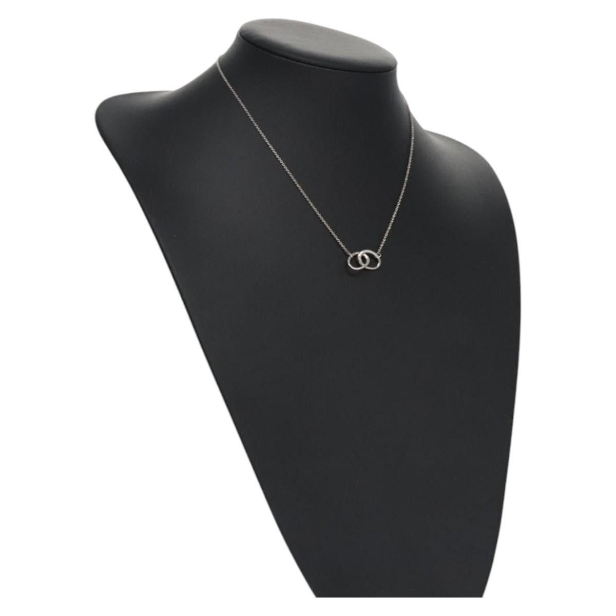 Tiffany & Co. Tiffany & Co. Elsa Peretti Double Loop Pendant Necklace Silver 925 Size ONE SIZE - 9 Thumbnail