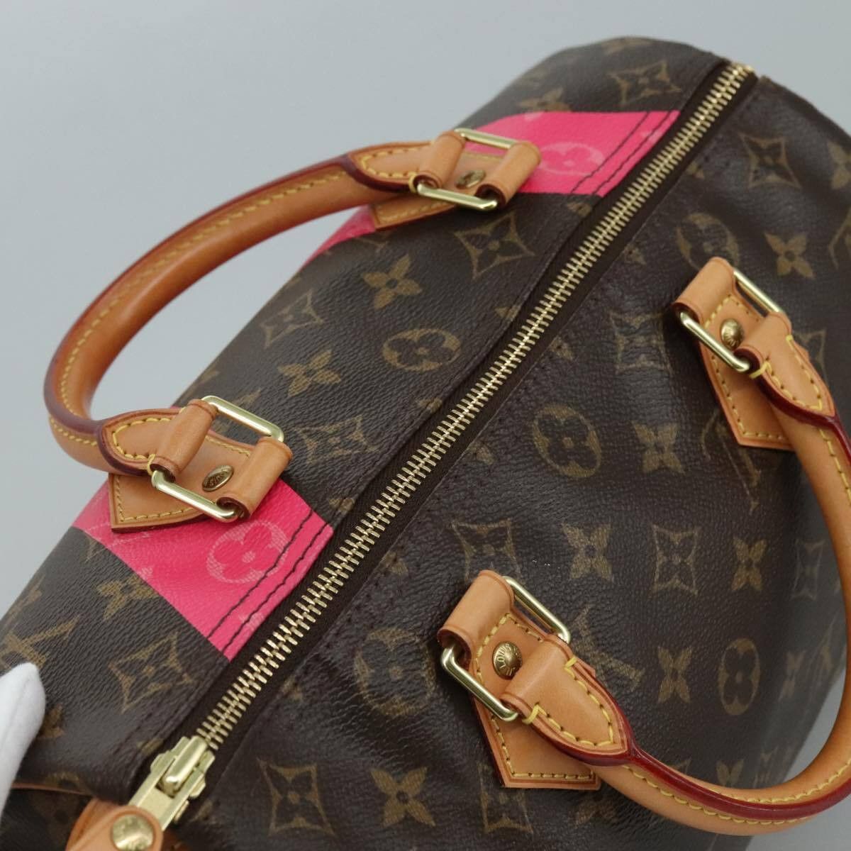 Louis Vuitton Louis Vuitton Speedy Handbag Limited Edition V Monogram Canvas Size ONE SIZE - 18 Thumbnail