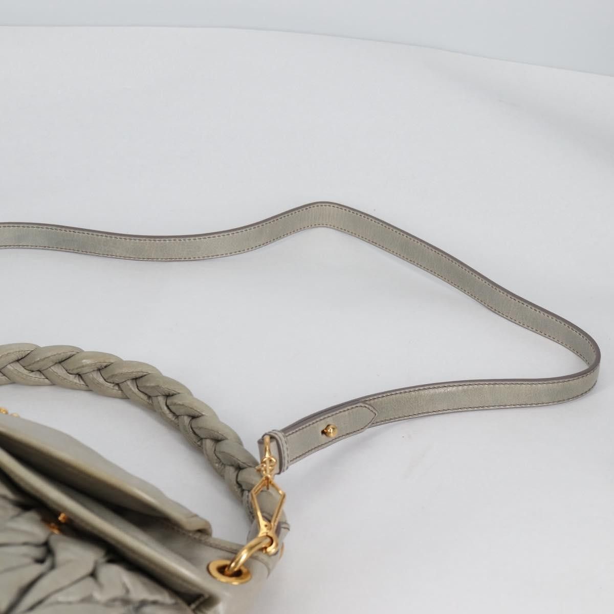 Miu Miu Miu Miu Coffer Hobo Matelasse Leather Size ONE SIZE - 17 Thumbnail