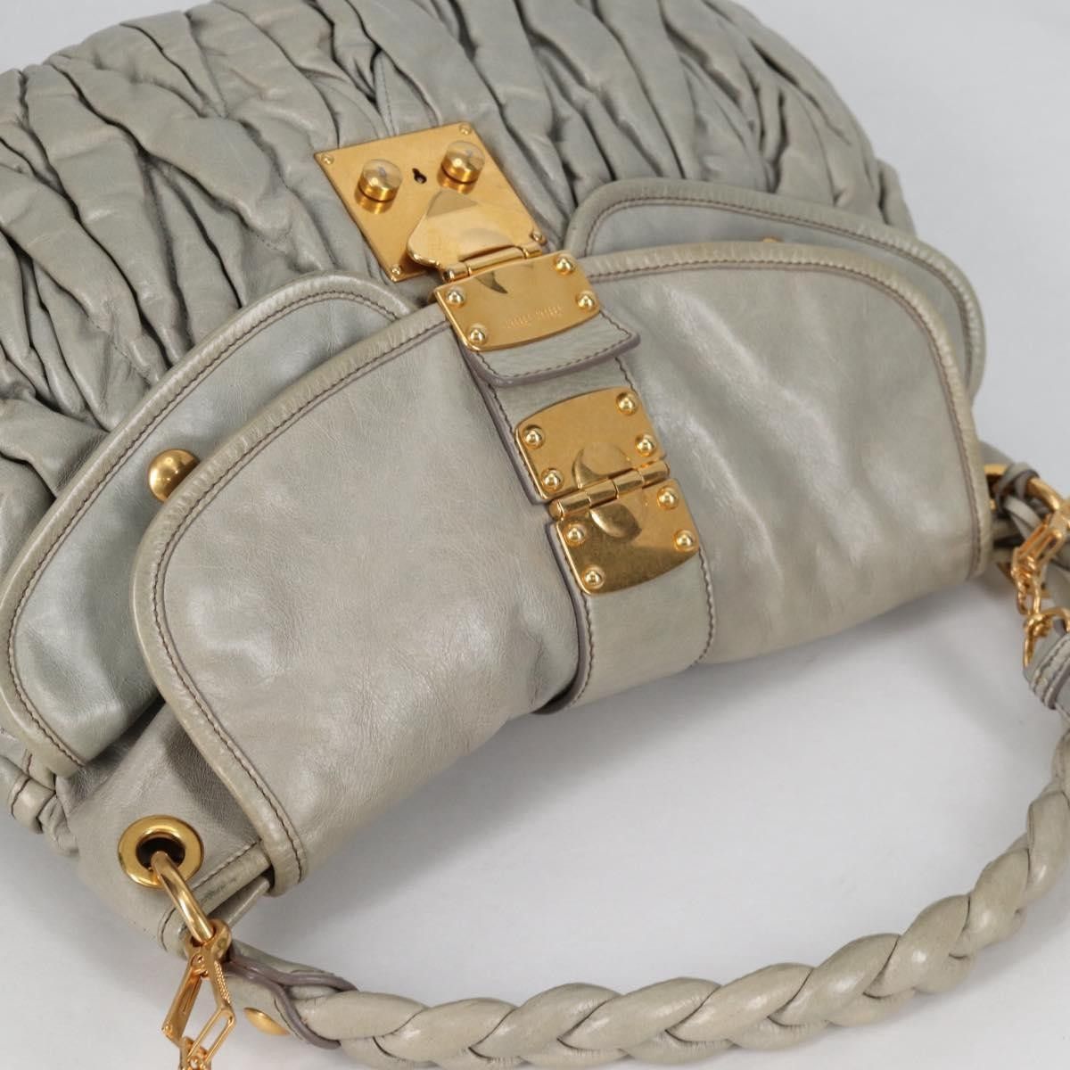 Miu Miu Miu Miu Coffer Hobo Matelasse Leather Size ONE SIZE - 14 Thumbnail