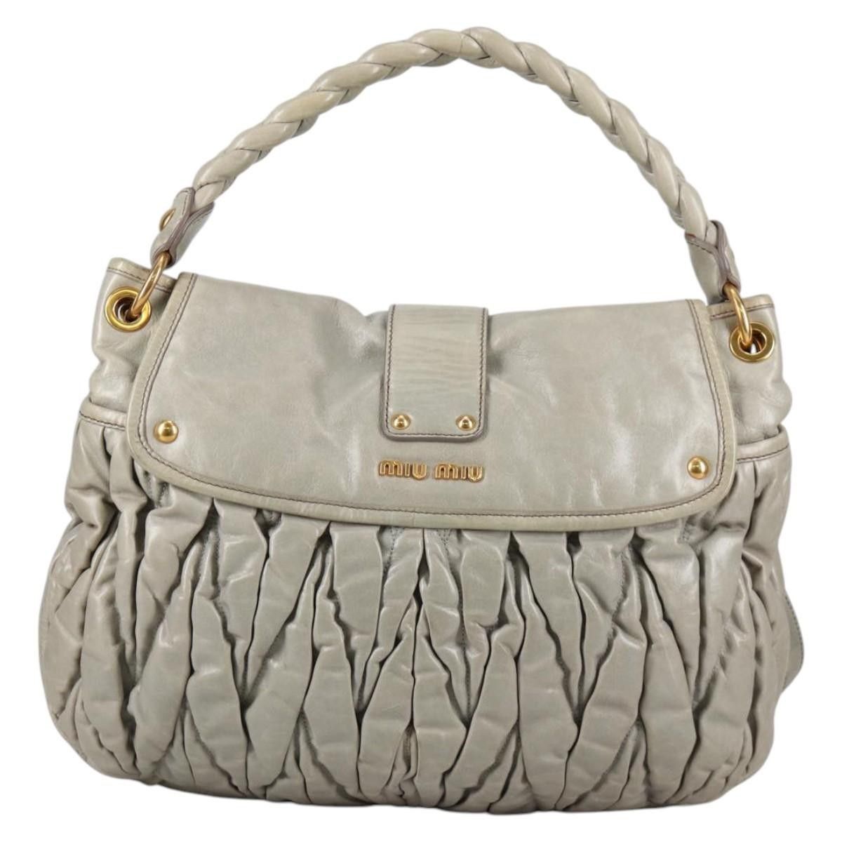 Miu Miu Miu Miu Coffer Hobo Matelasse Leather Size ONE SIZE - 2 Thumbnail