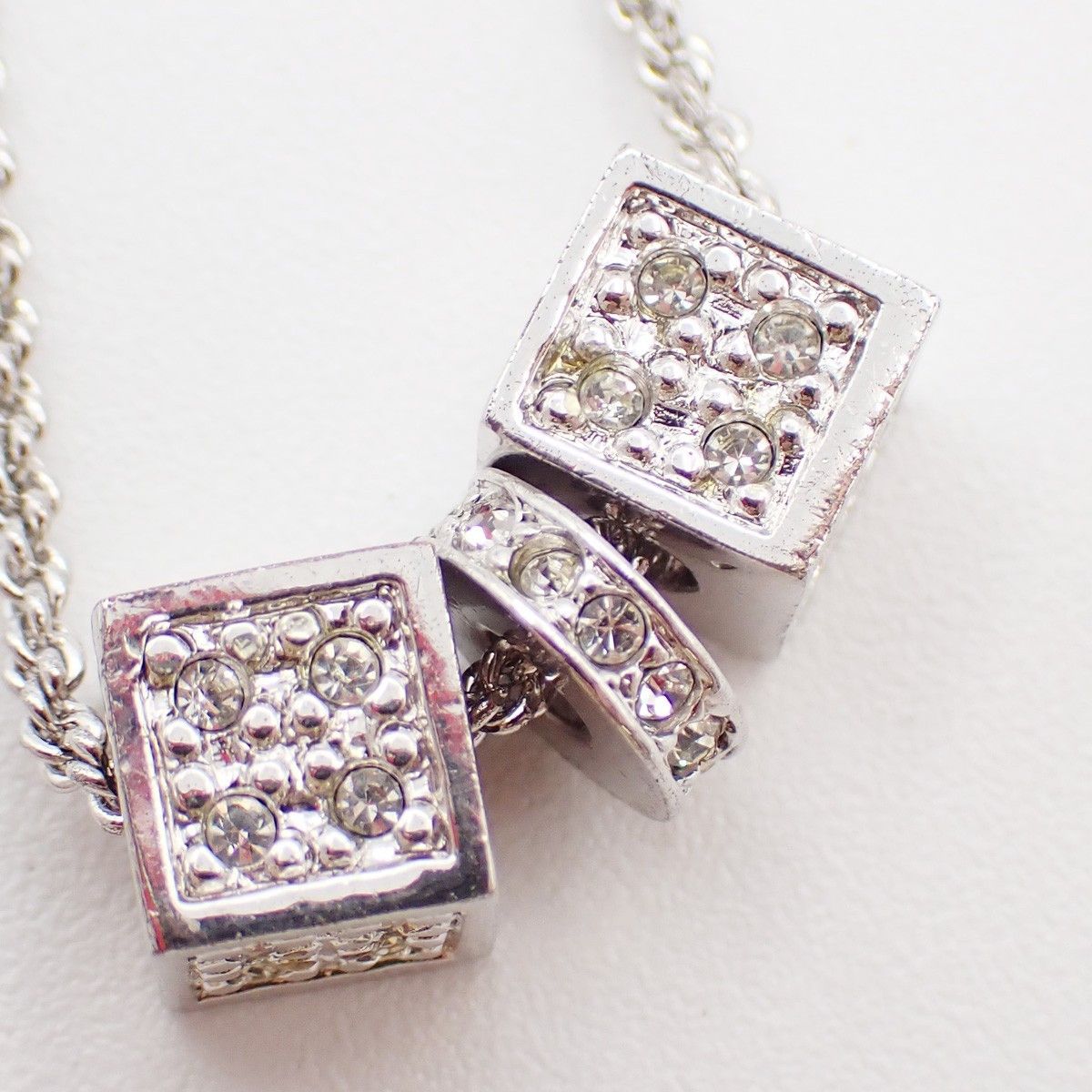 Dior Christian Dior CD Logo necklace Silver-Plated Size ONE SIZE - 2 Thumbnail