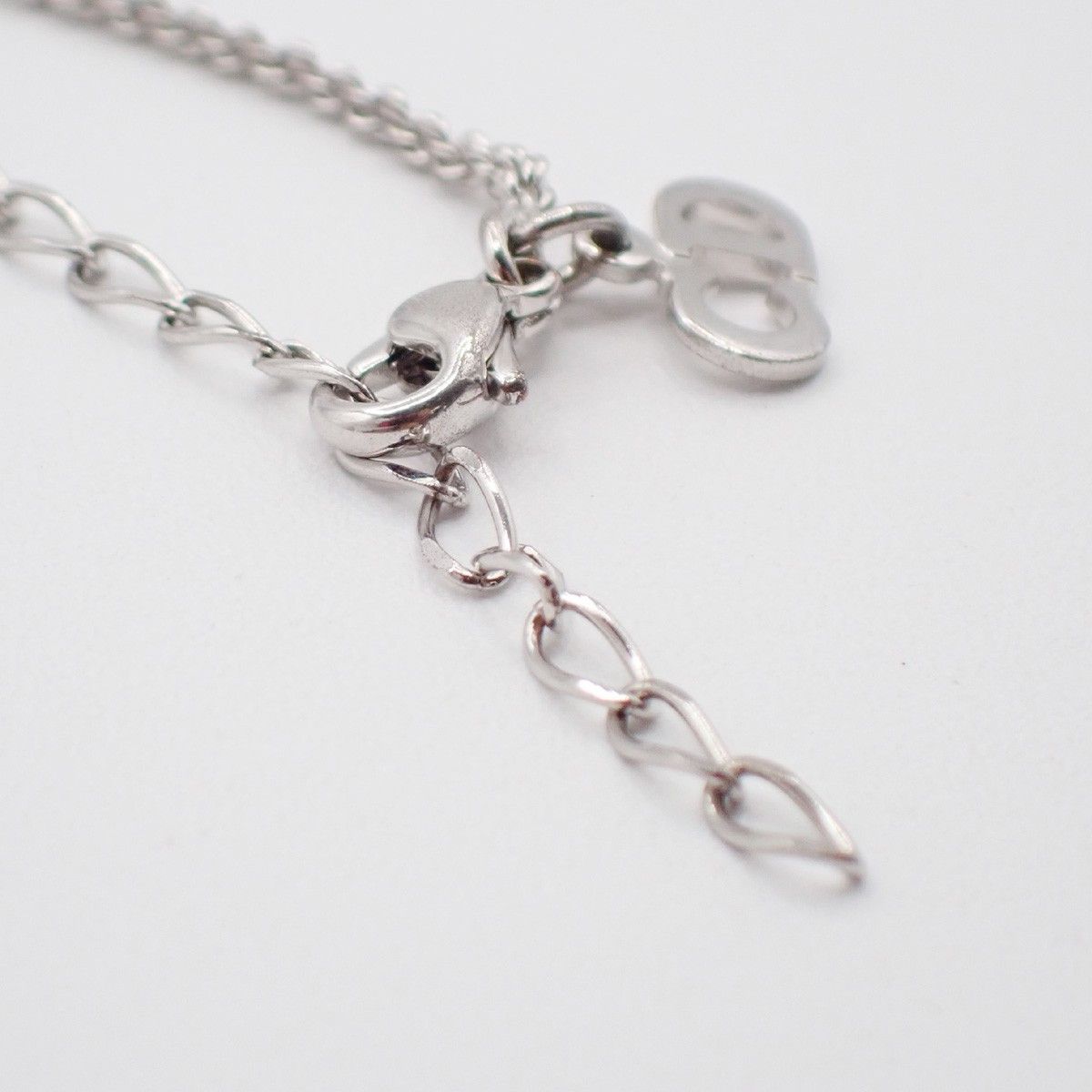 Dior Christian Dior CD Logo necklace Silver-Plated Size ONE SIZE - 8 Thumbnail