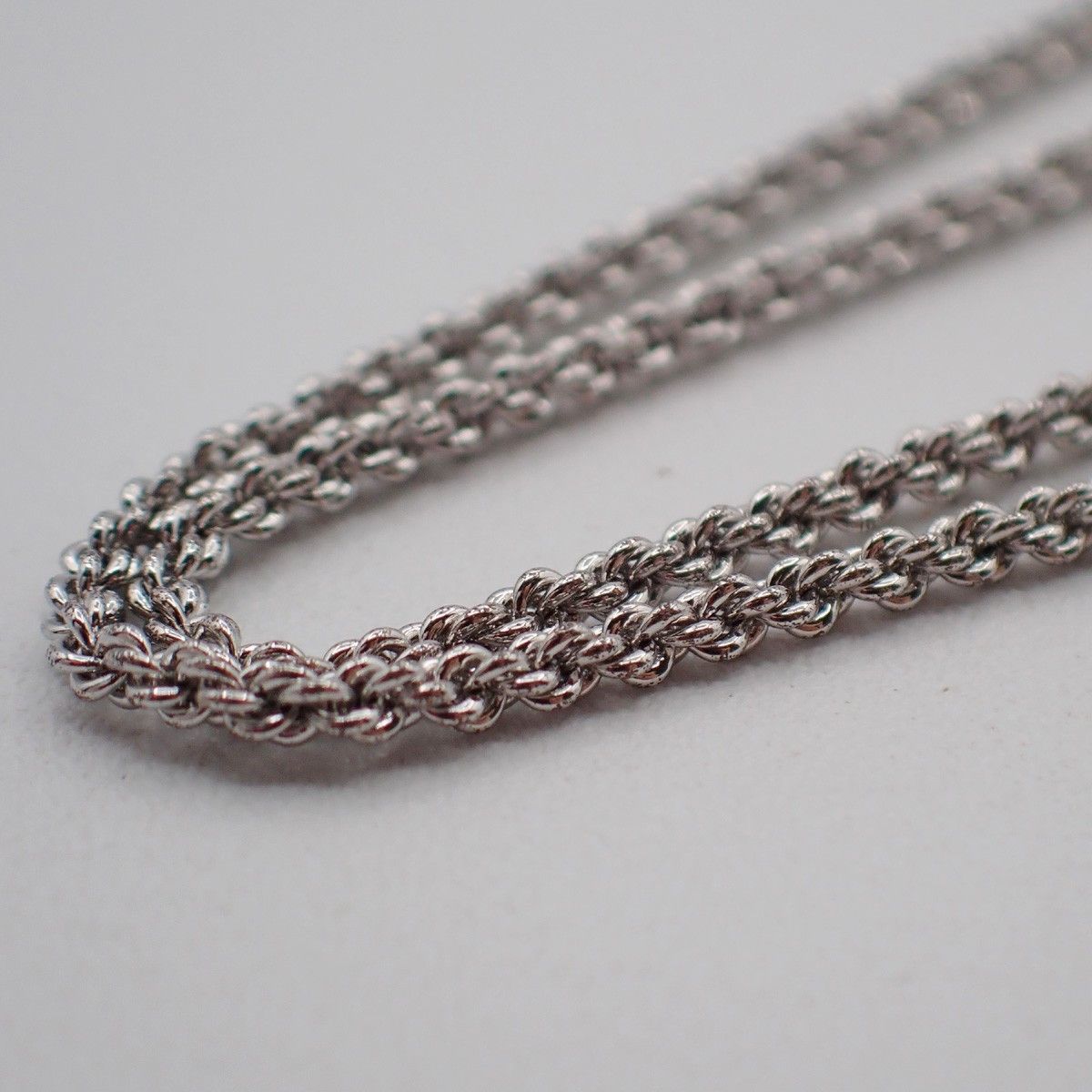 Dior Christian Dior CD Logo necklace Silver-Plated Size ONE SIZE - 7 Thumbnail