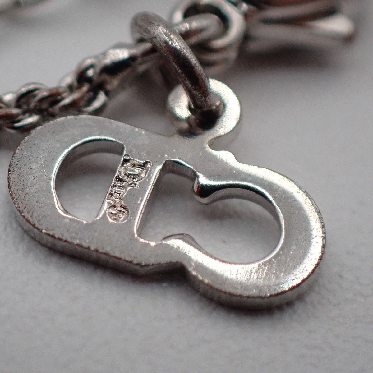 Dior Christian Dior CD Logo necklace Silver-Plated Size ONE SIZE - 9 Thumbnail