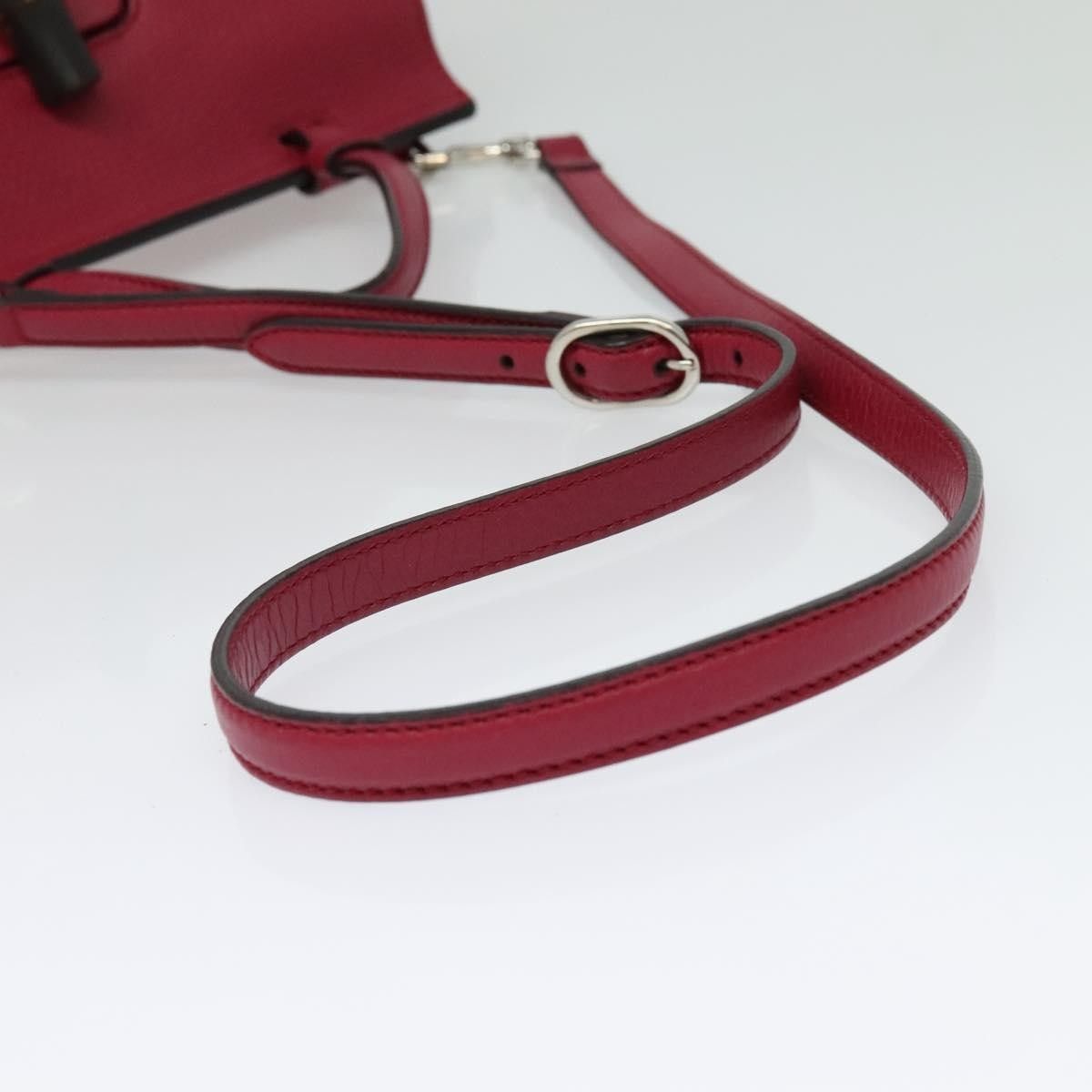 Gucci Gucci Bamboo Daily Top Handle Bag Leather Size ONE SIZE - 17 Thumbnail