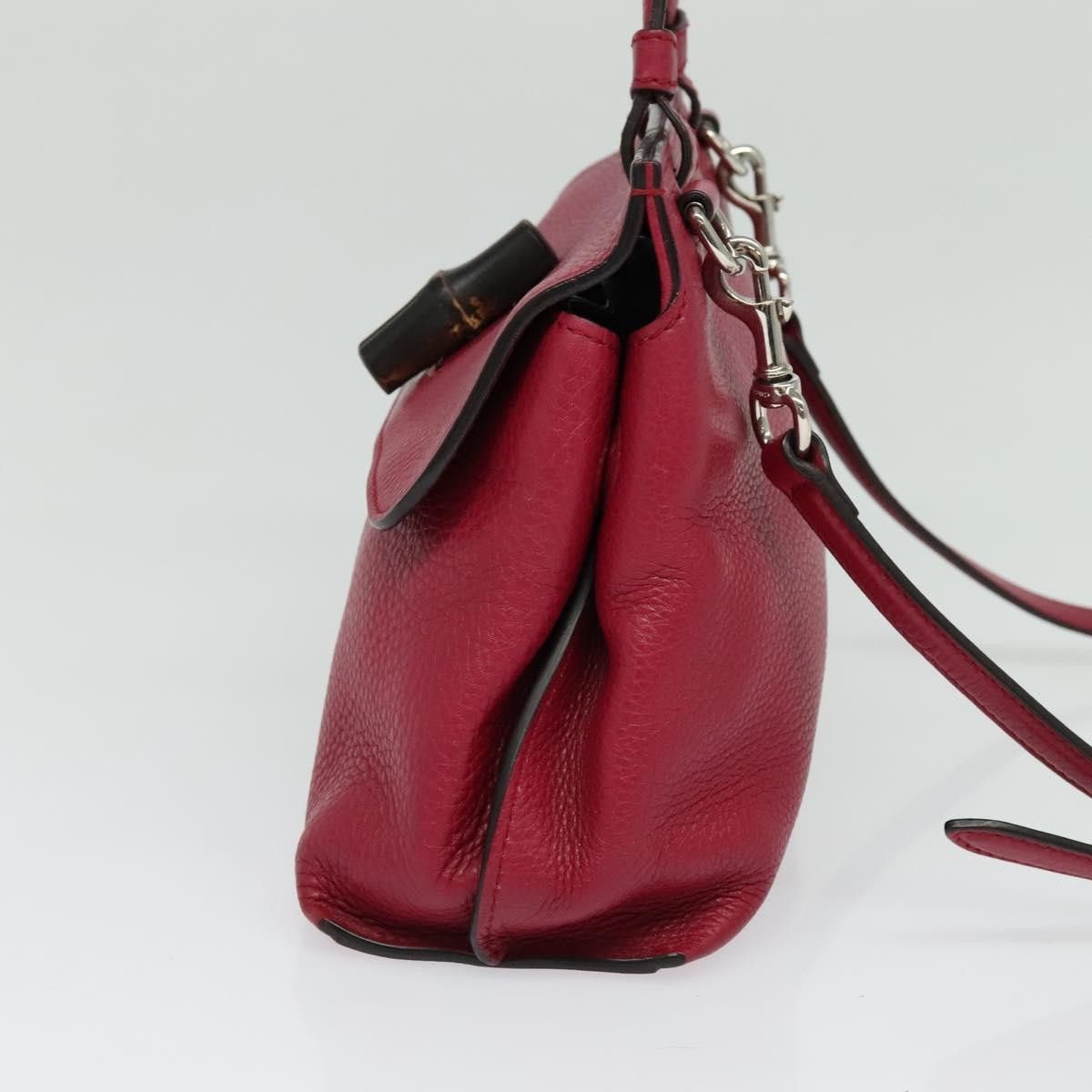 Gucci Gucci Bamboo Daily Top Handle Bag Leather Size ONE SIZE - 3 Thumbnail