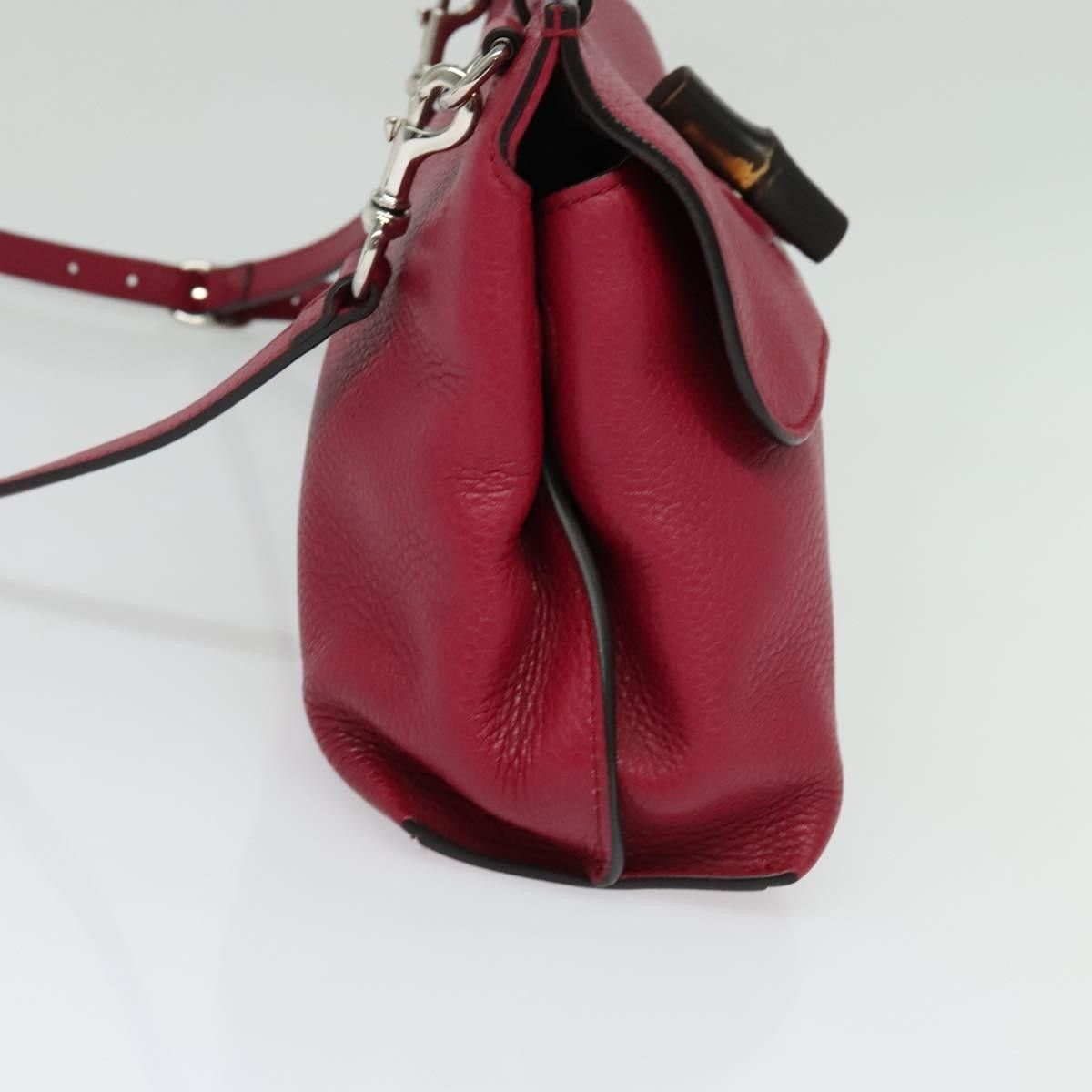 Gucci Gucci Bamboo Daily Top Handle Bag Leather Size ONE SIZE - 4 Thumbnail