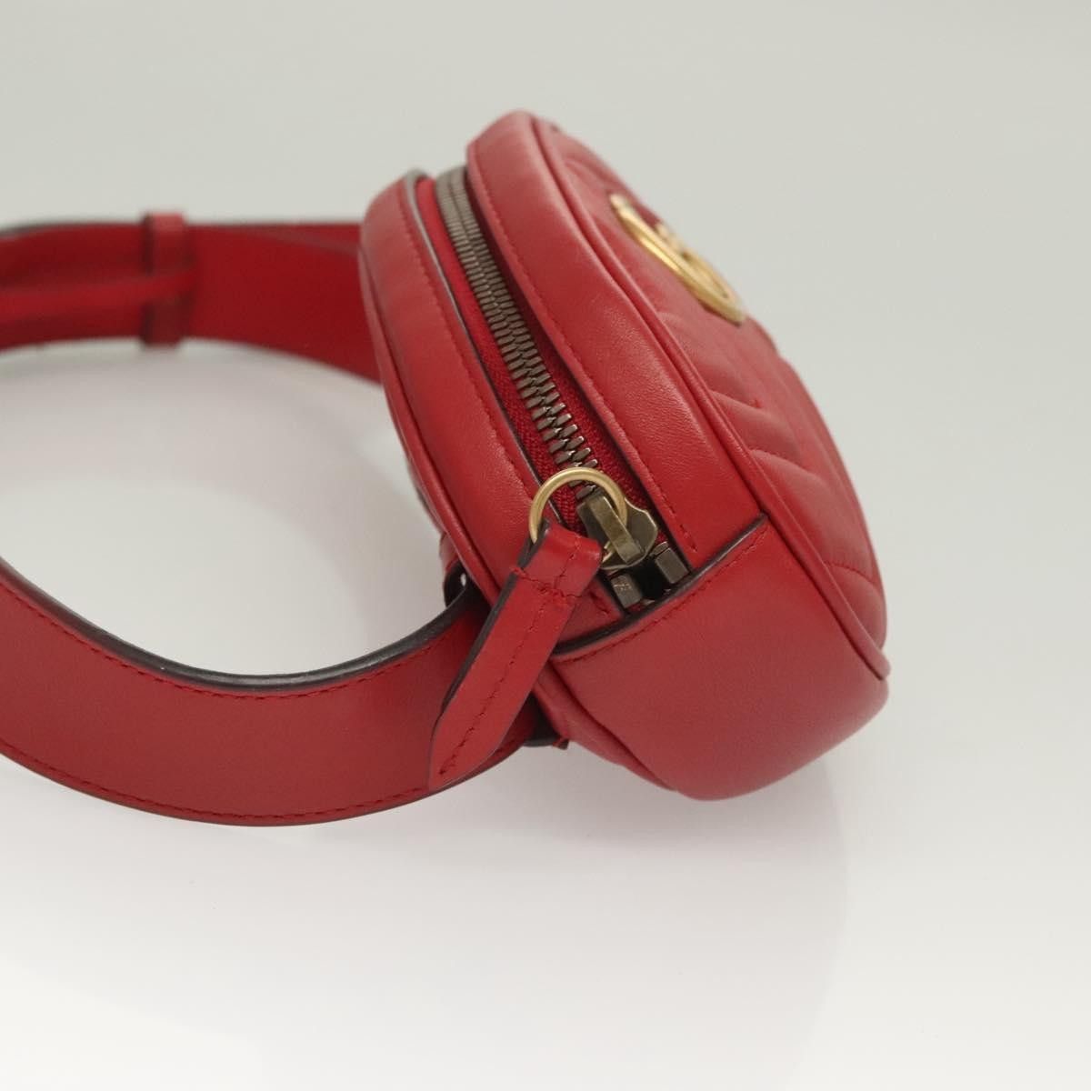 Gucci Gucci GG Marmont Belt Bag Matelasse Leather Size ONE SIZE - 3 Thumbnail