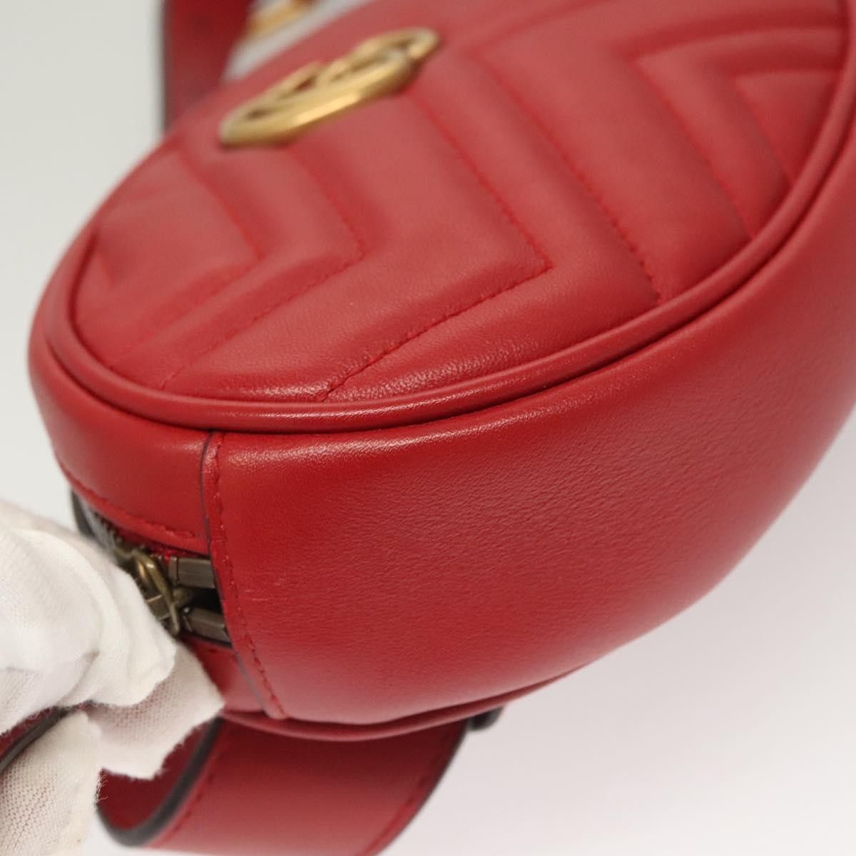 Gucci Gucci GG Marmont Belt Bag Matelasse Leather Size ONE SIZE - 10 Thumbnail