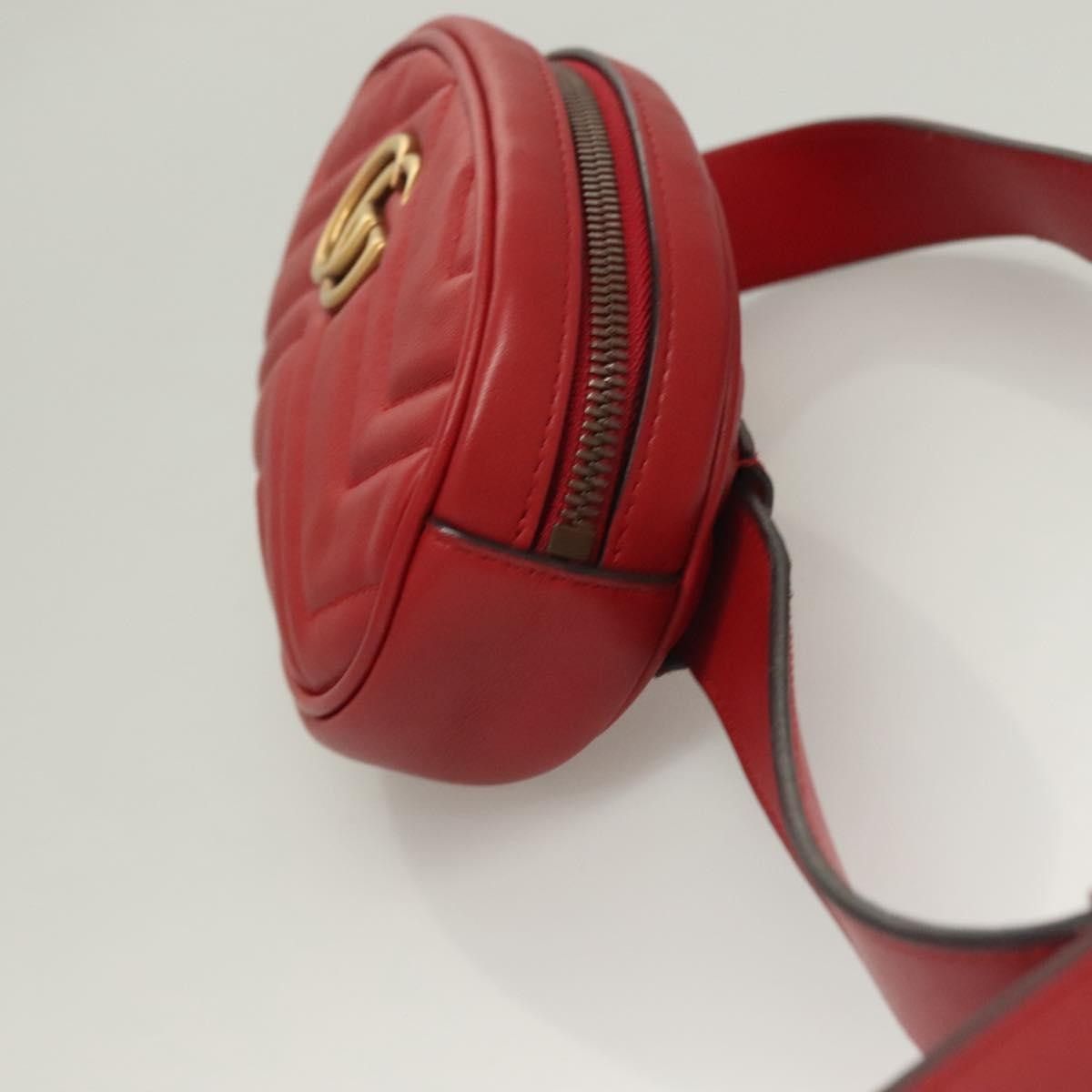 Gucci Gucci GG Marmont Belt Bag Matelasse Leather Size ONE SIZE - 4 Thumbnail
