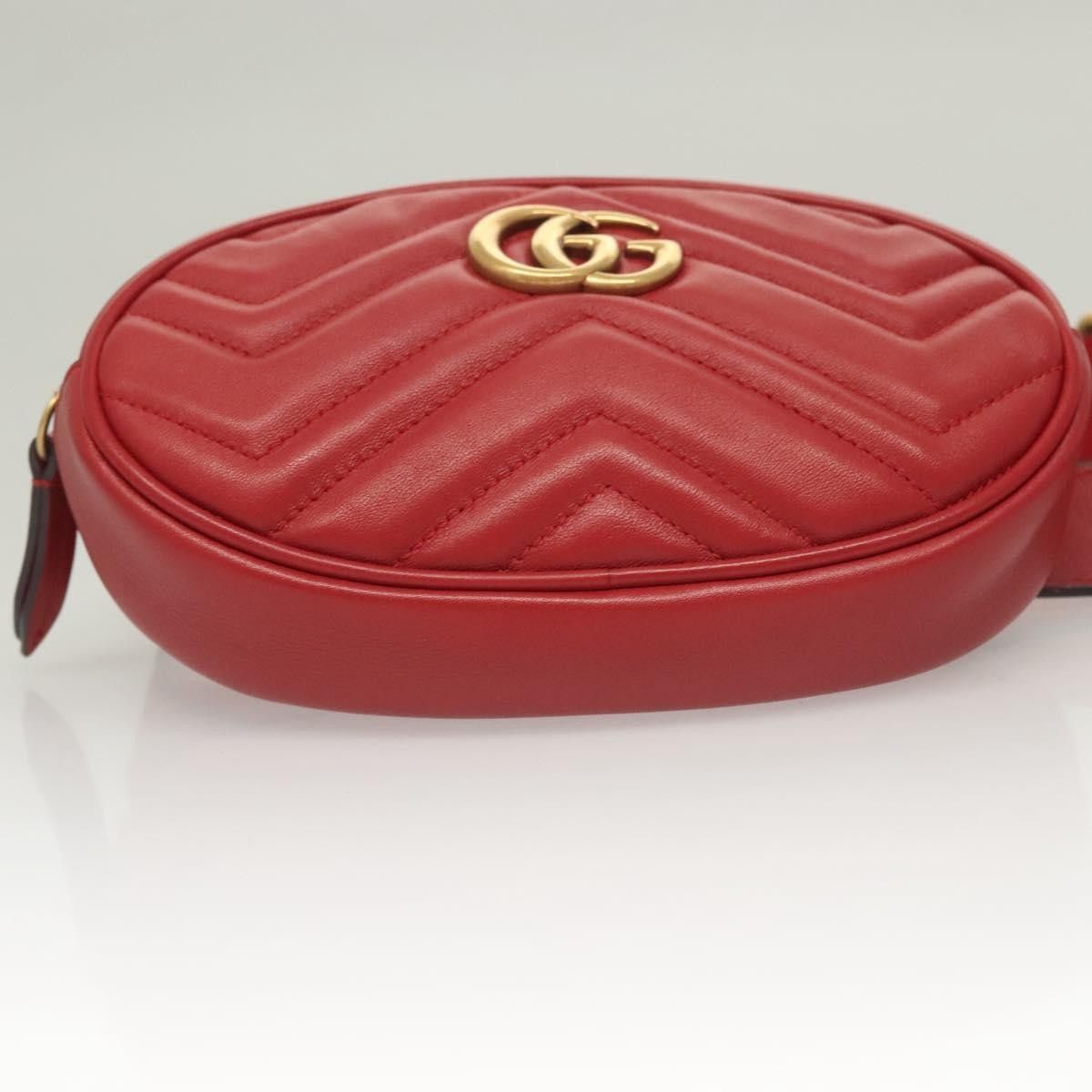 Gucci Gucci GG Marmont Belt Bag Matelasse Leather Size ONE SIZE - 8 Thumbnail