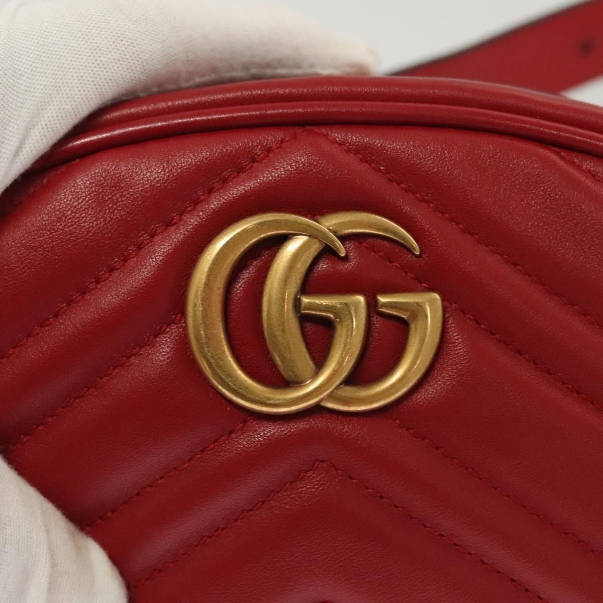 Gucci Gucci GG Marmont Belt Bag Matelasse Leather Size ONE SIZE - 14 Thumbnail