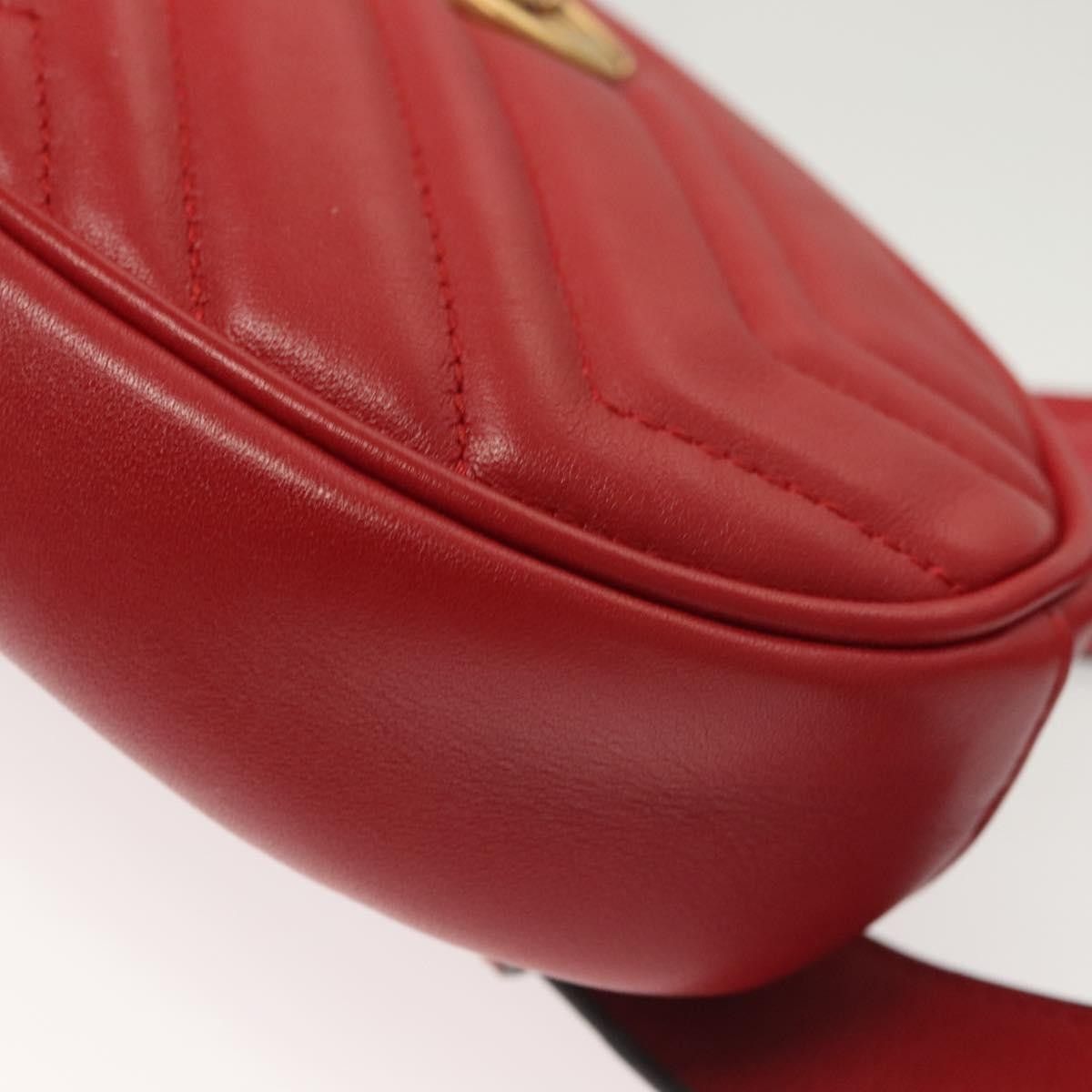 Gucci Gucci GG Marmont Belt Bag Matelasse Leather Size ONE SIZE - 11 Thumbnail