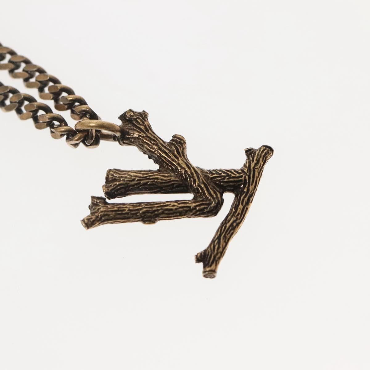 Louis Vuitton Louis Vuitton LV Wood Pendant Necklace Metal Size ONE SIZE - 13 Thumbnail