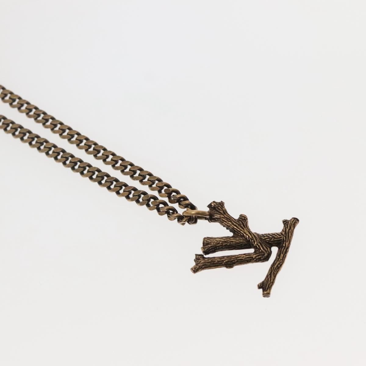 Louis Vuitton Louis Vuitton LV Wood Pendant Necklace Metal Size ONE SIZE - 12 Thumbnail